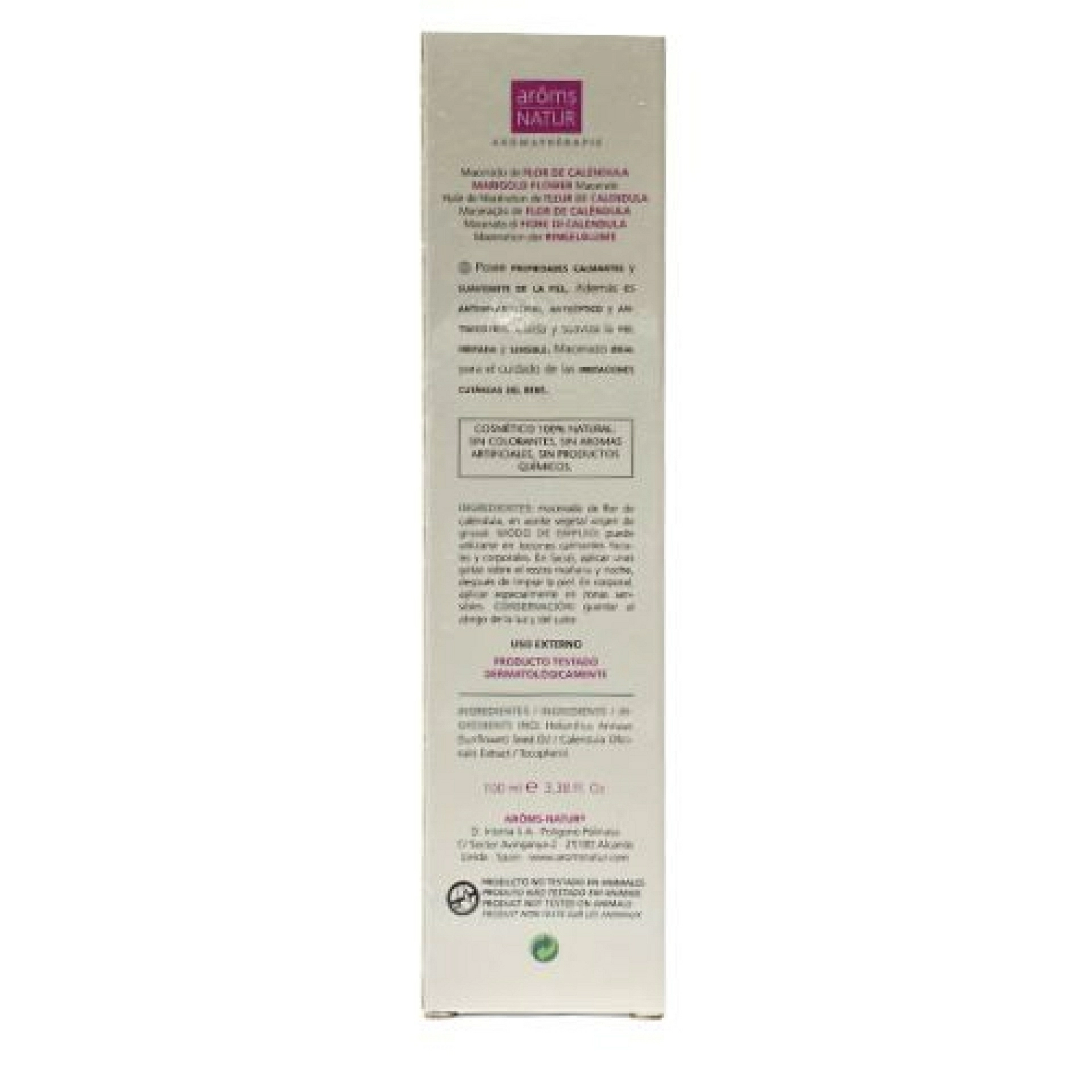 Extracto lipídico Flor de Caléndula | Aceite vegetal calmante 100ml - Arôms Natur ®