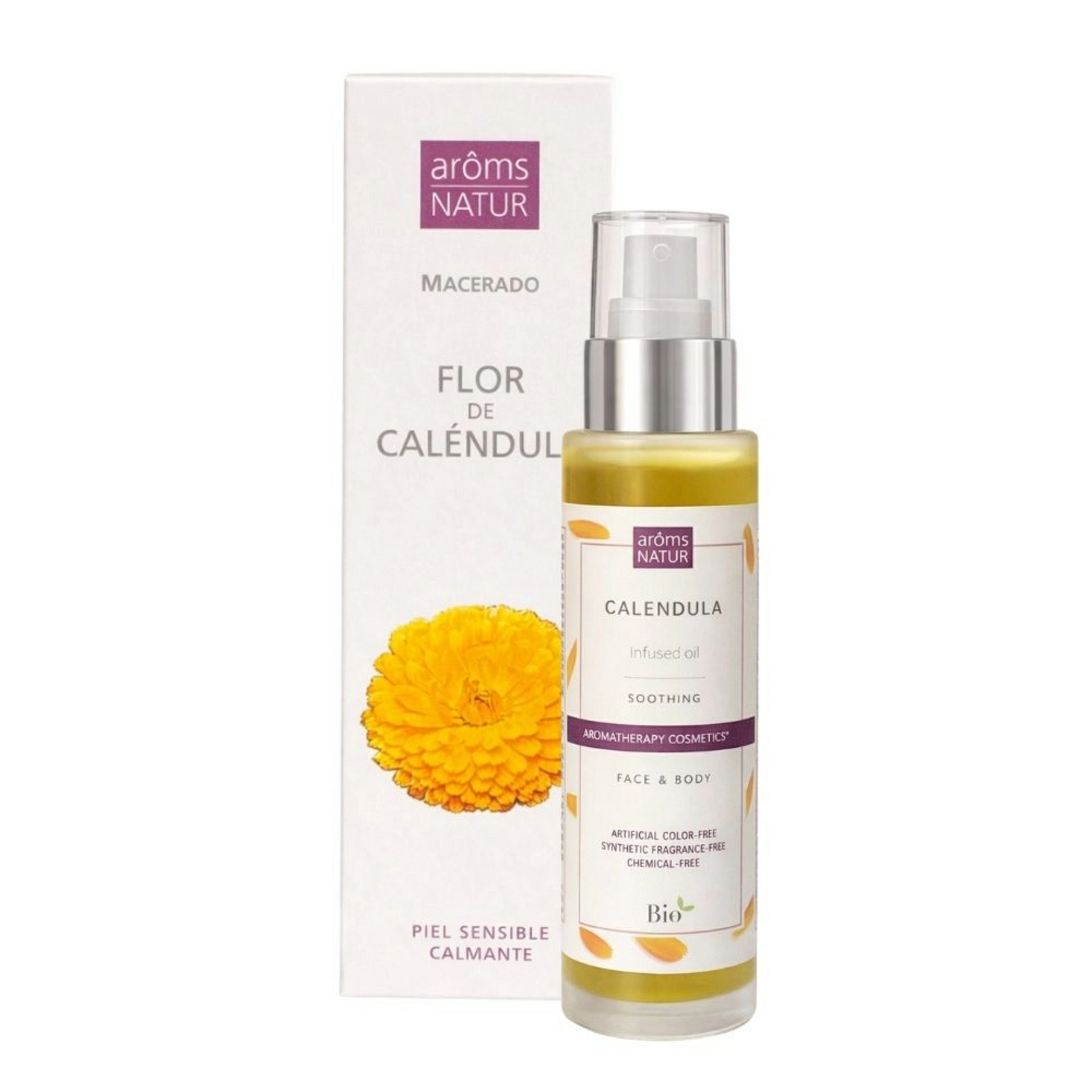 Extracto lipídico Flor de Caléndula | Aceite vegetal calmante 100ml - Arôms Natur ®