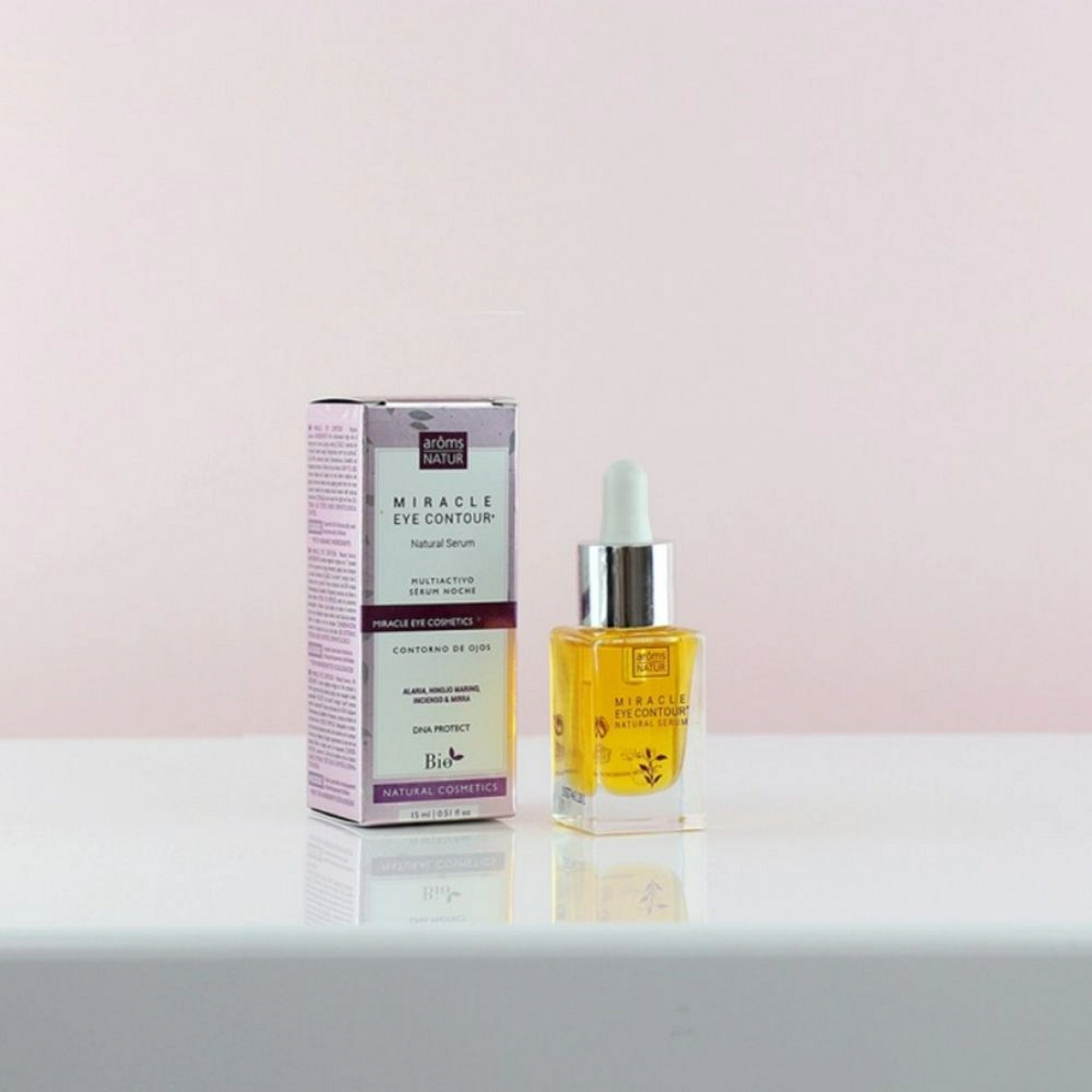Eye Contour Natural Serum | Sérum reparador para ojos 15ml - Exquisite Miracle - Arôms Natur ®