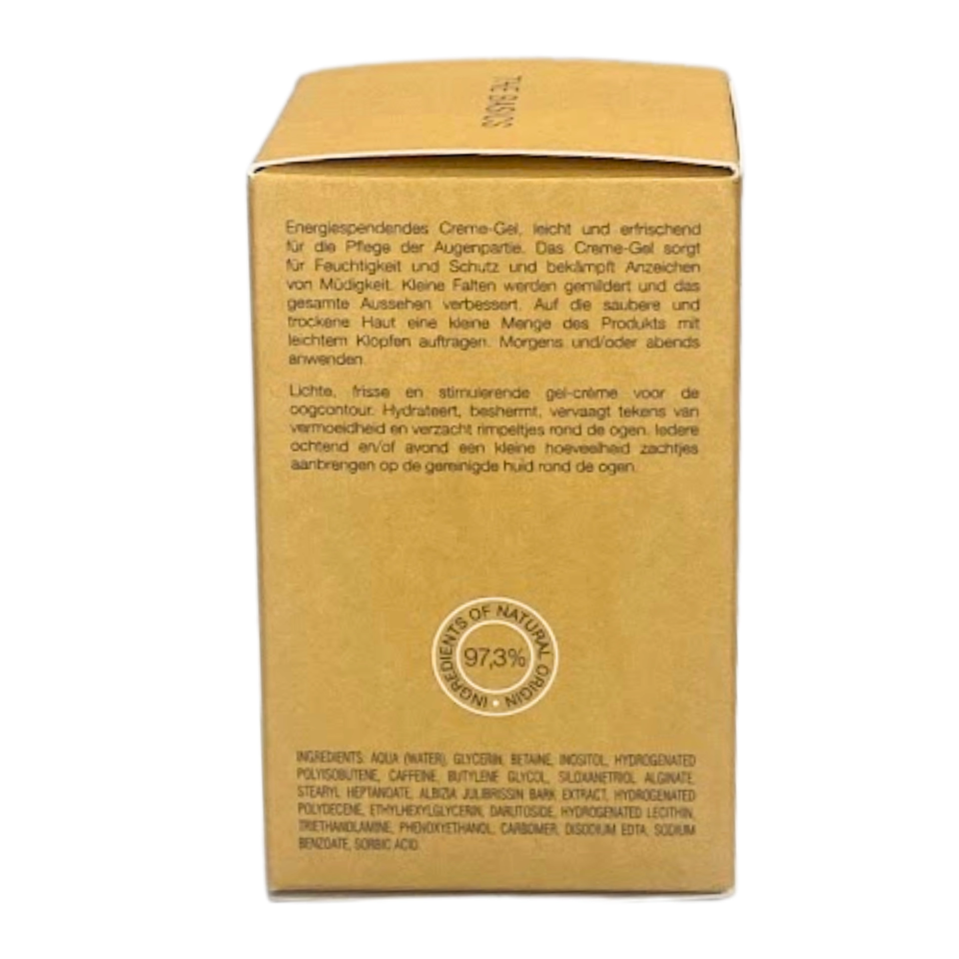 Eye Gel-Cream | Contorno de ojos 15ml - The Basics - Bruno Vassari ®