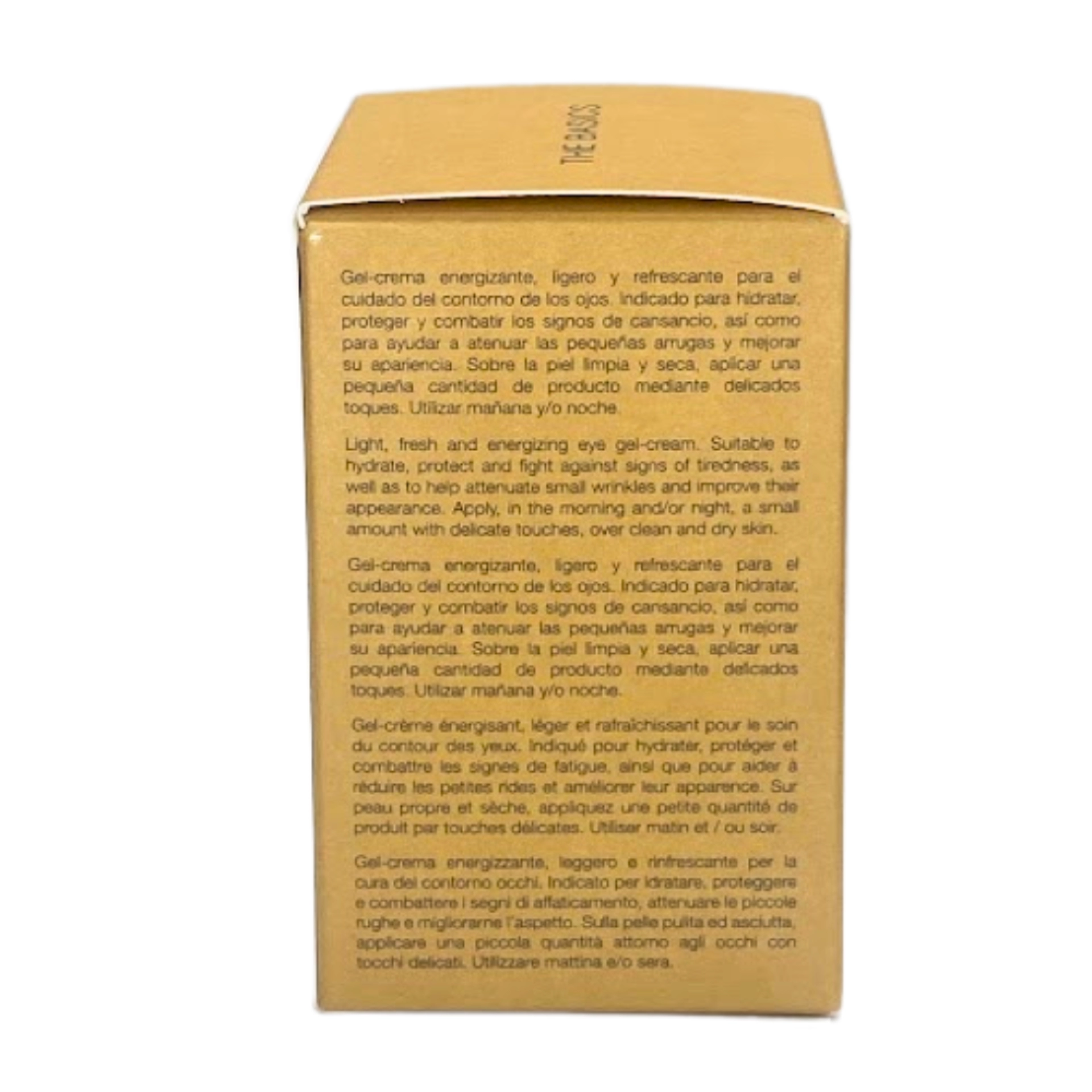 Eye Gel-Cream | Contorno de ojos 15ml - The Basics - Bruno Vassari ®