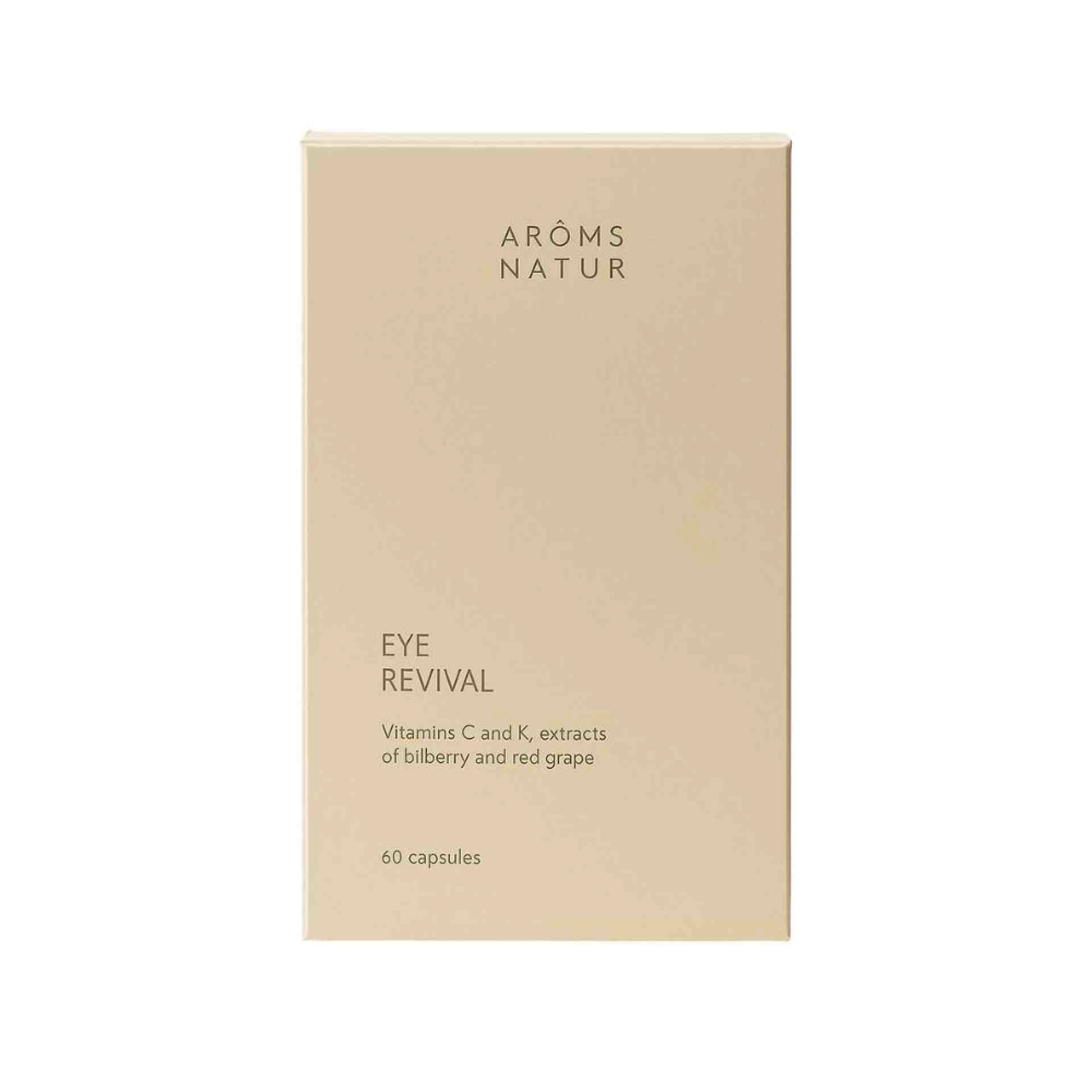 Eye Revival | Cápsulas antibolsas y ojeras 60uds - Nutricosméticos - Arôms Natur ®