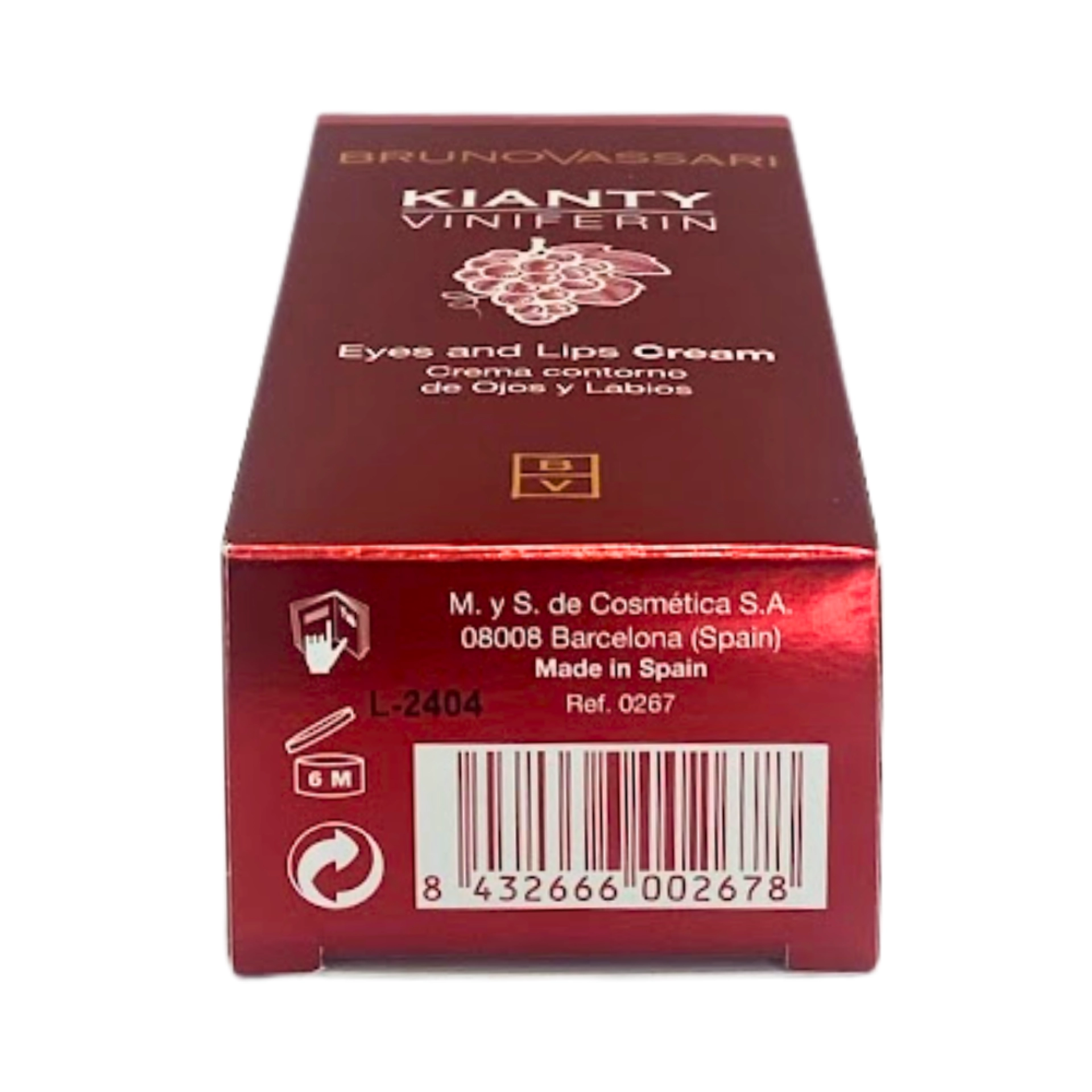 Eyes & Lips Cream | Crema contorno de ojos y labios 15ml - Kianty Experience - Bruno Vassari ®