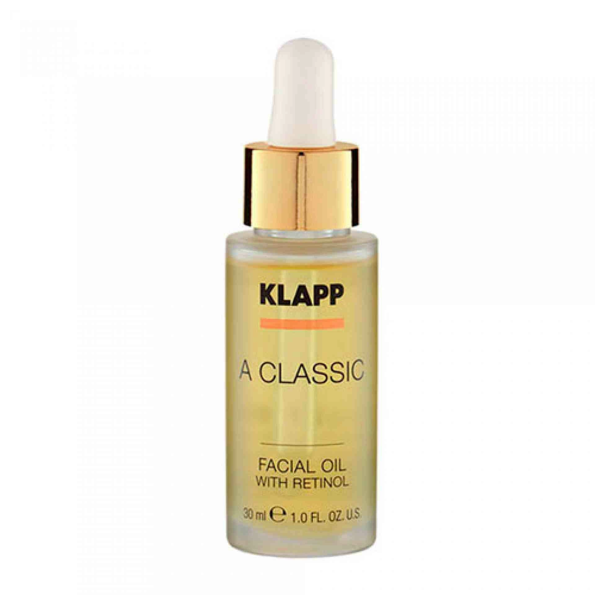 Facial Oil With Retinol | Aceite Facial Regenerante 30ml - A Classic - Klapp ®