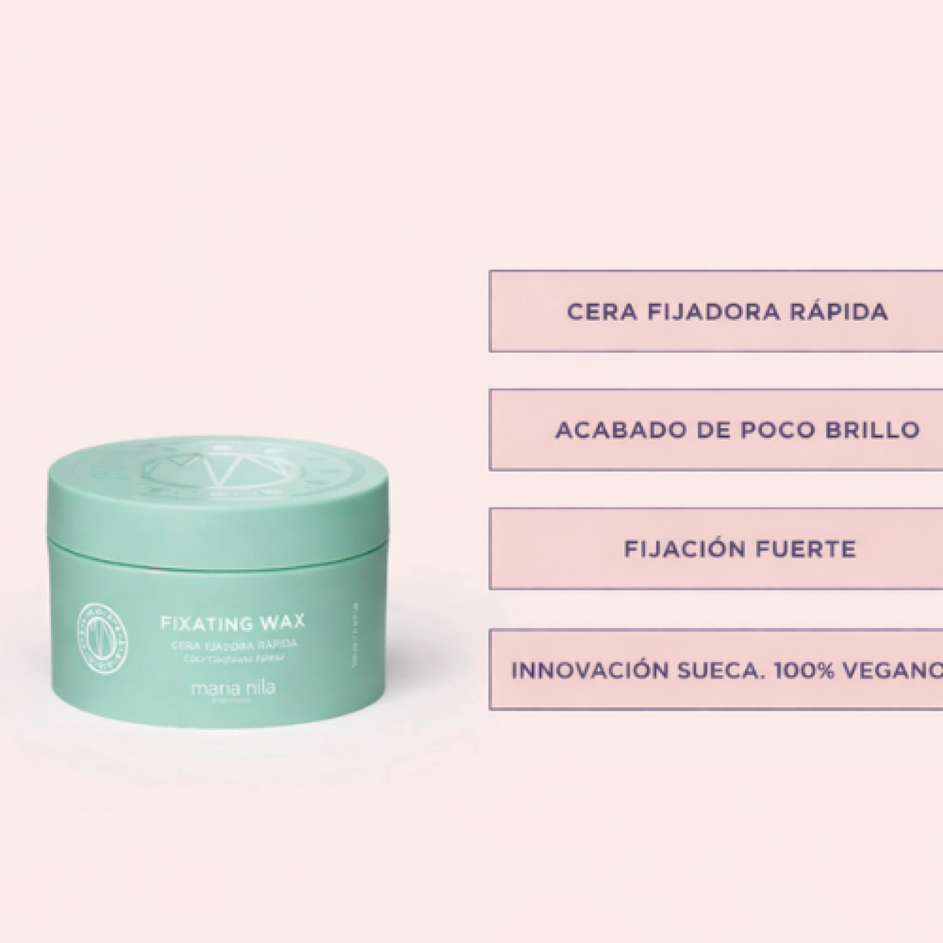 Fixating Wax | Cera Fijadora de Acabado Mate 100 ml - MN Minerals - Maria Nila ®