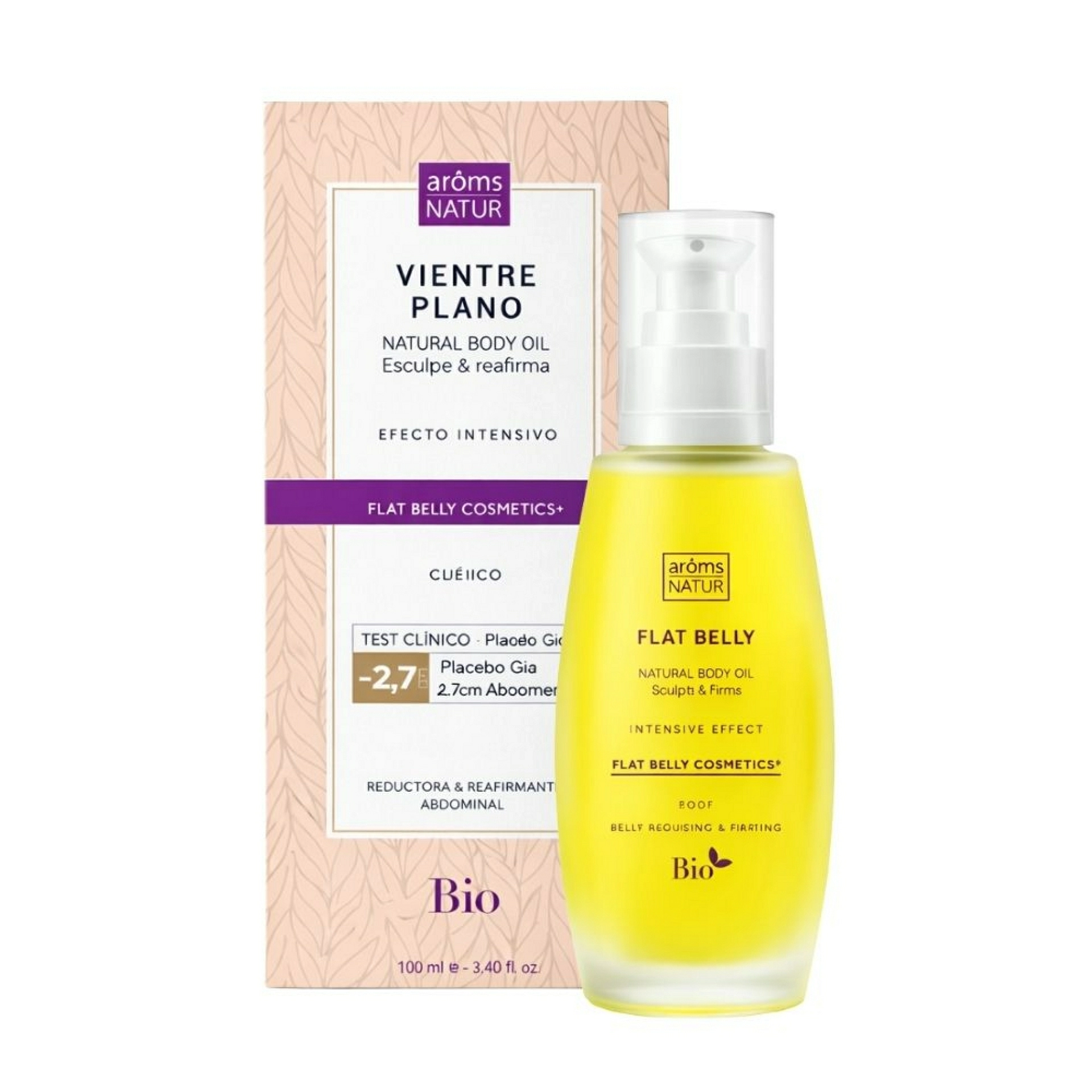 Flat Belly | Aceite corporal vientre plano 100ml - Body Sculpt - Arôms Natur ®