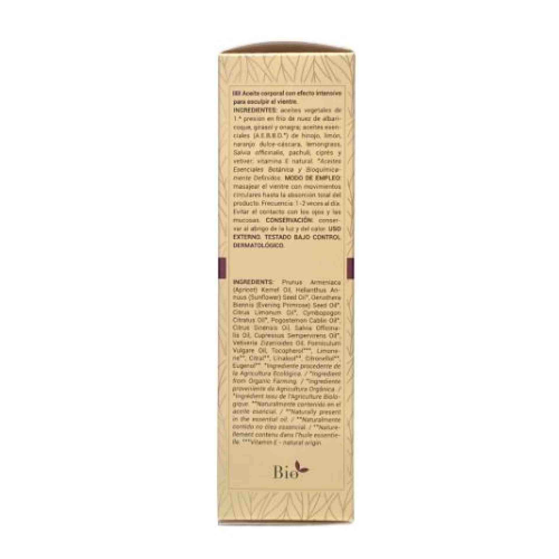 Flat Belly | Aceite corporal vientre plano 100ml - Naturfluid Concentrate - Arôms Natur ®