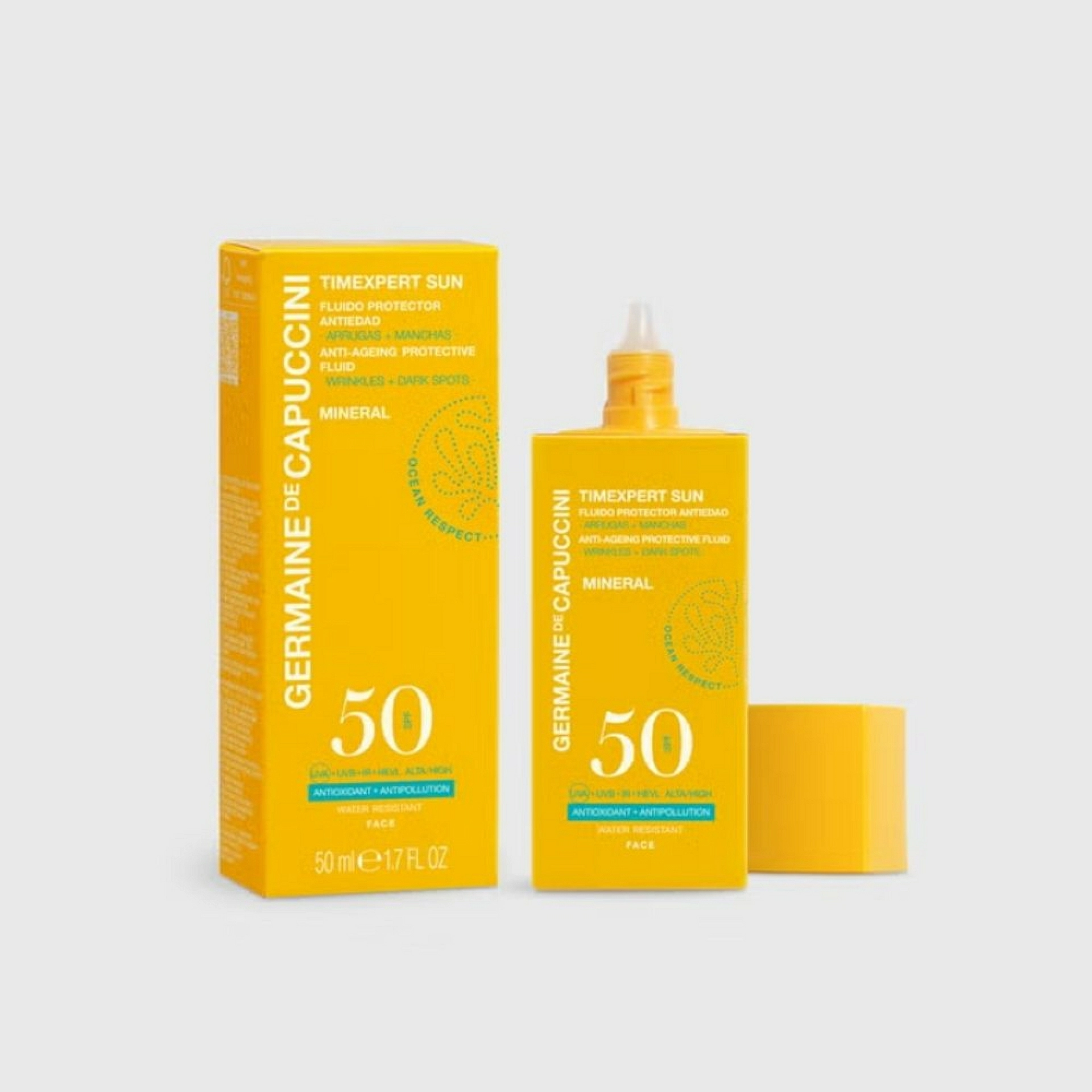 Fluido Protector Solar Antiedad 50 ml - Timexpert Sun - Germaine de Capuccini ®