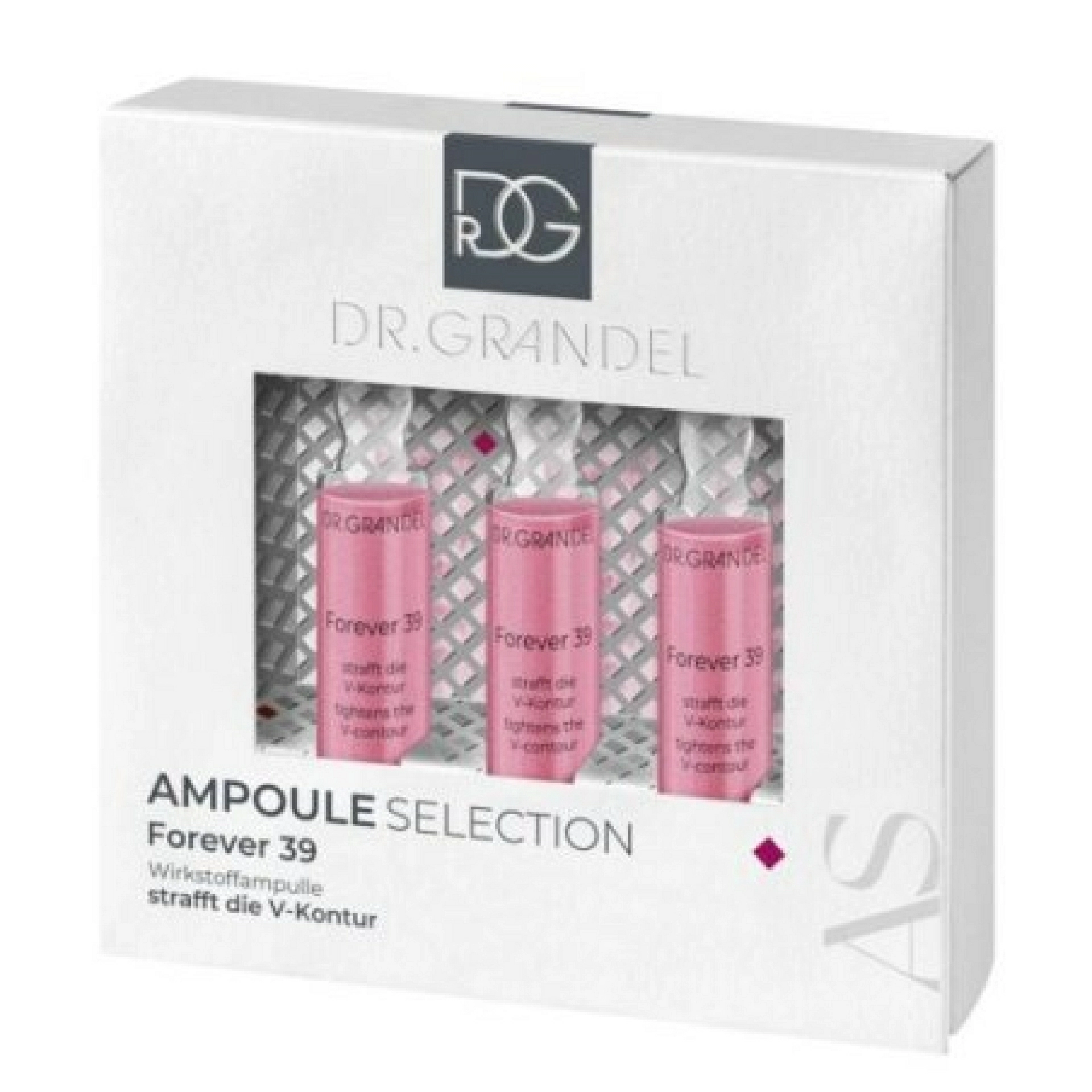 Forever 39 | Ampollas Reafirmantes con Polvo de Rubí 3 x 3 ml – Ampoule Selection - Dr. Grandel ®