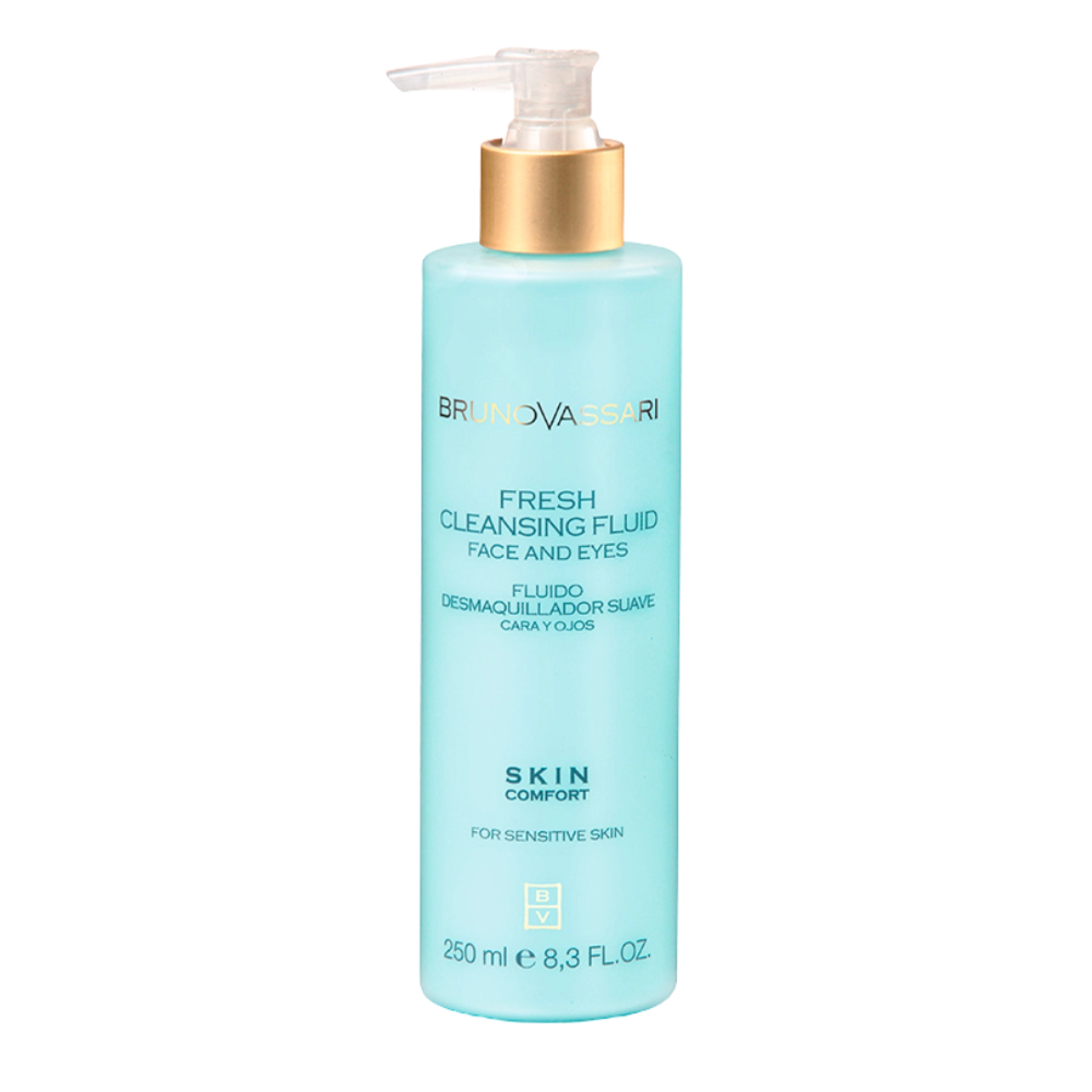 Fresh Cleansing Fluid | Fluido desmaquillante 250ml - Skin comfort - Bruno Vassari ®
