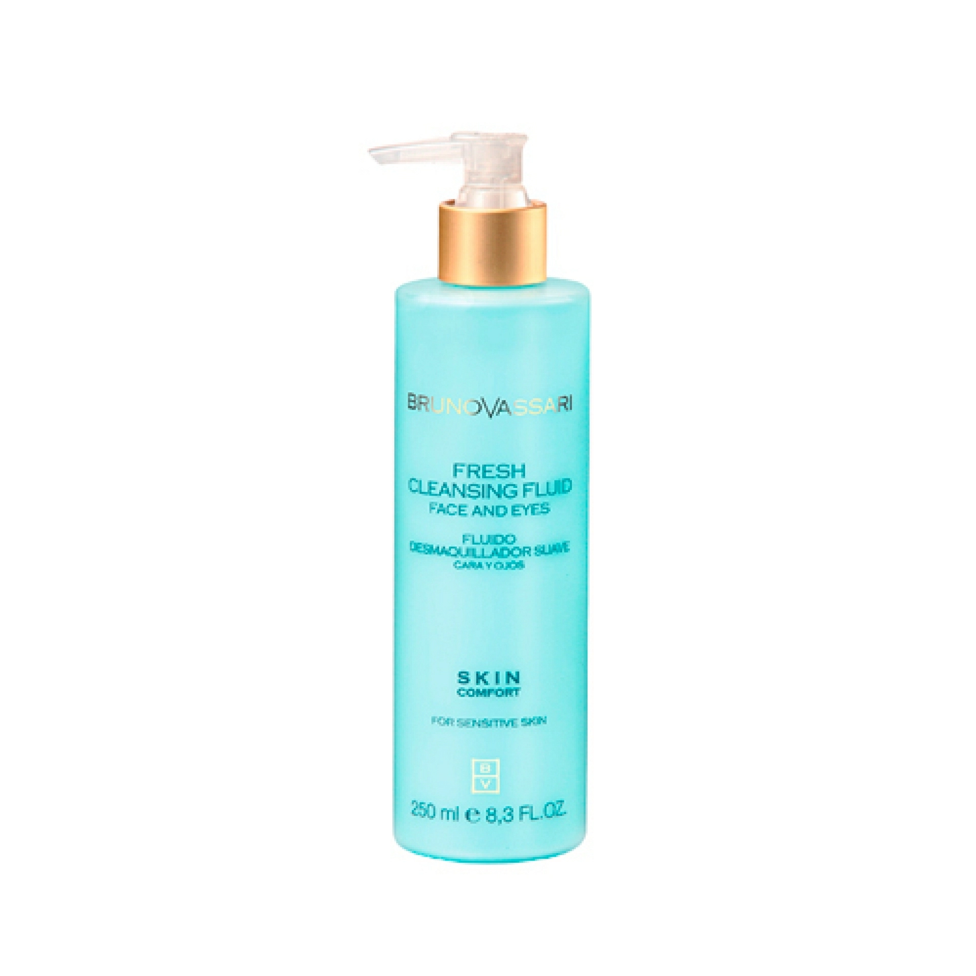 Fresh Cleansing Fluid | Fluido desmaquillante 250ml - Skin comfort - Bruno Vassari ®