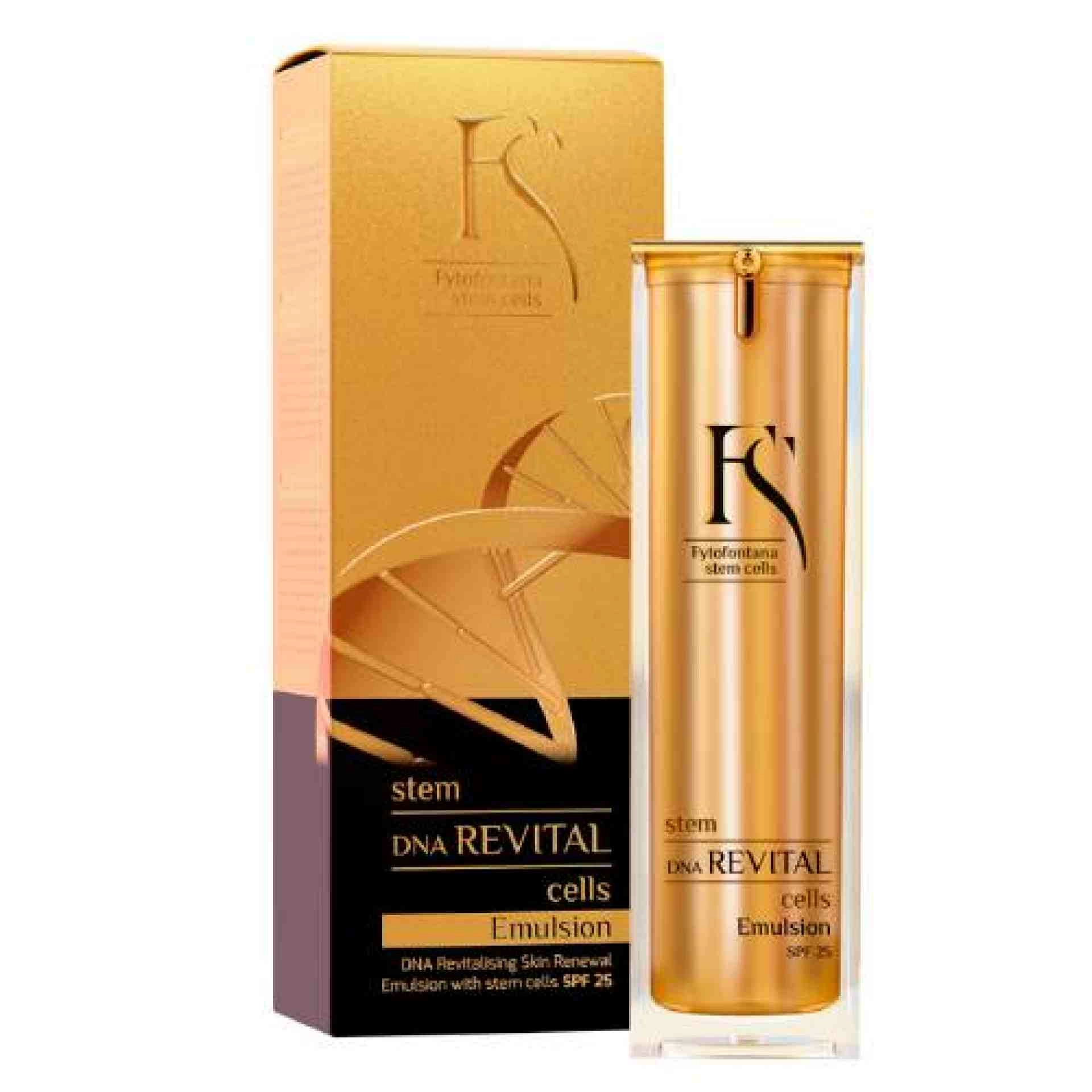 FS DNA Revital Emulsion | Revitalizante SPF25 30ml - Stem Cells - Fytofontana Cosmeceuticals ®