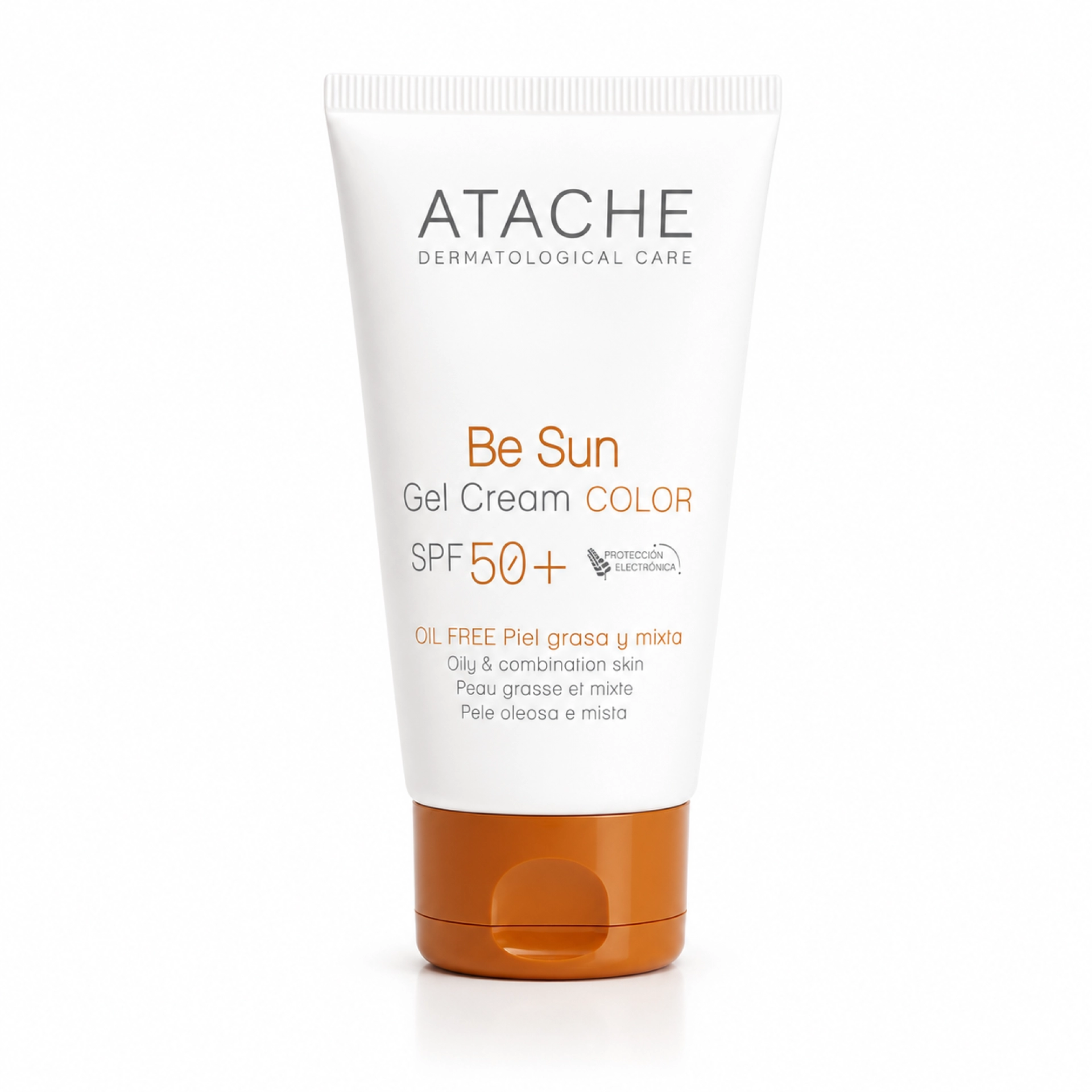 Gel Cream Color SPF 50+ | Protector solar piel grasa y mixta 50ml - Be Sun - Atache ®