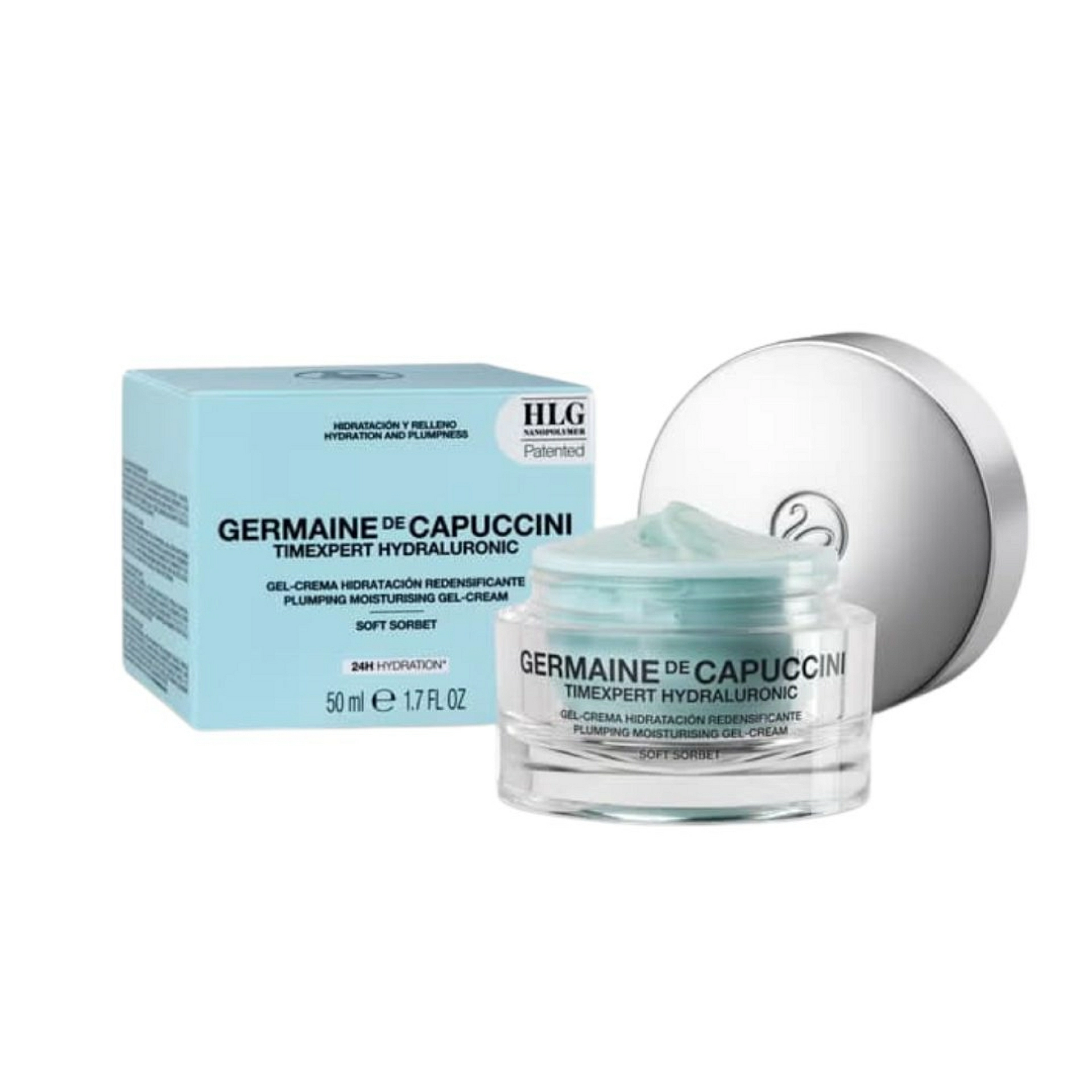 Gel-Crema Hidratación Redensificante Soft Sorbet | Crema hidratante ligera 50ml - Timexpert Hydraluronic - Germaine de Capuccini ®
