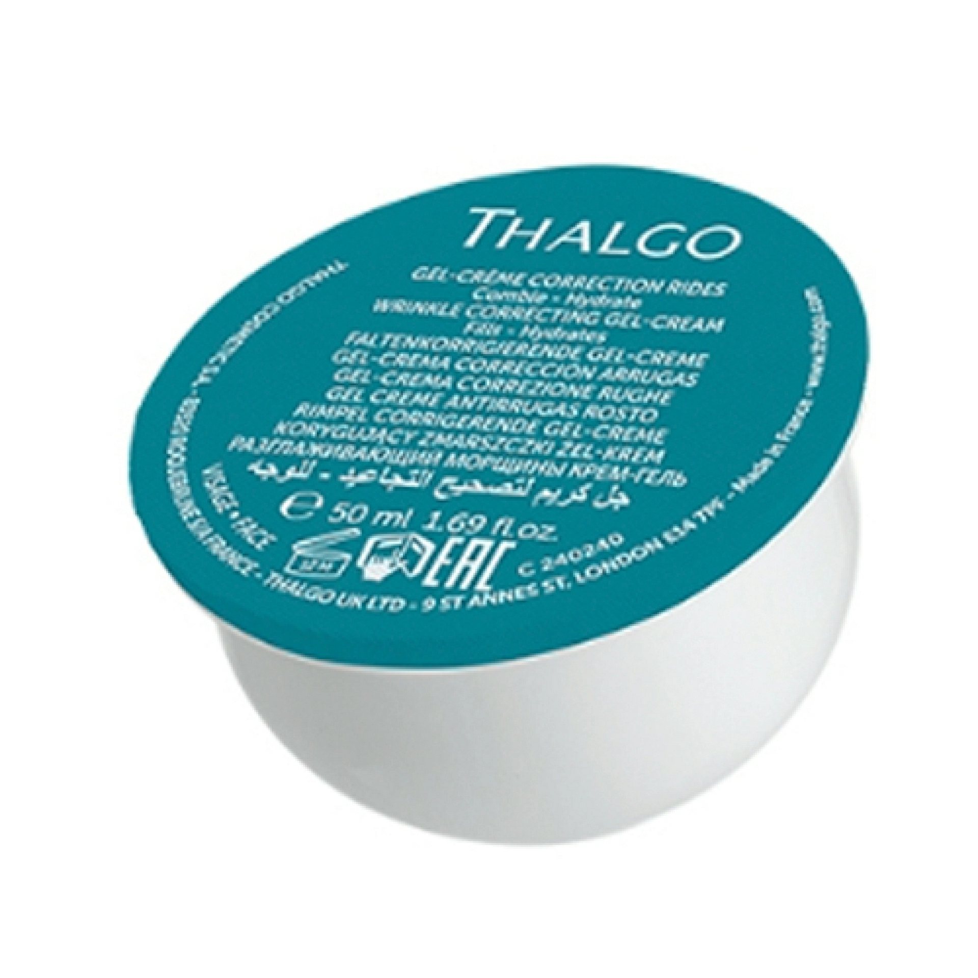 Gel-Crème Correction Rides | Crema Antiarrugas 50ml - Hyalu-Procollagène - Thalgo ®