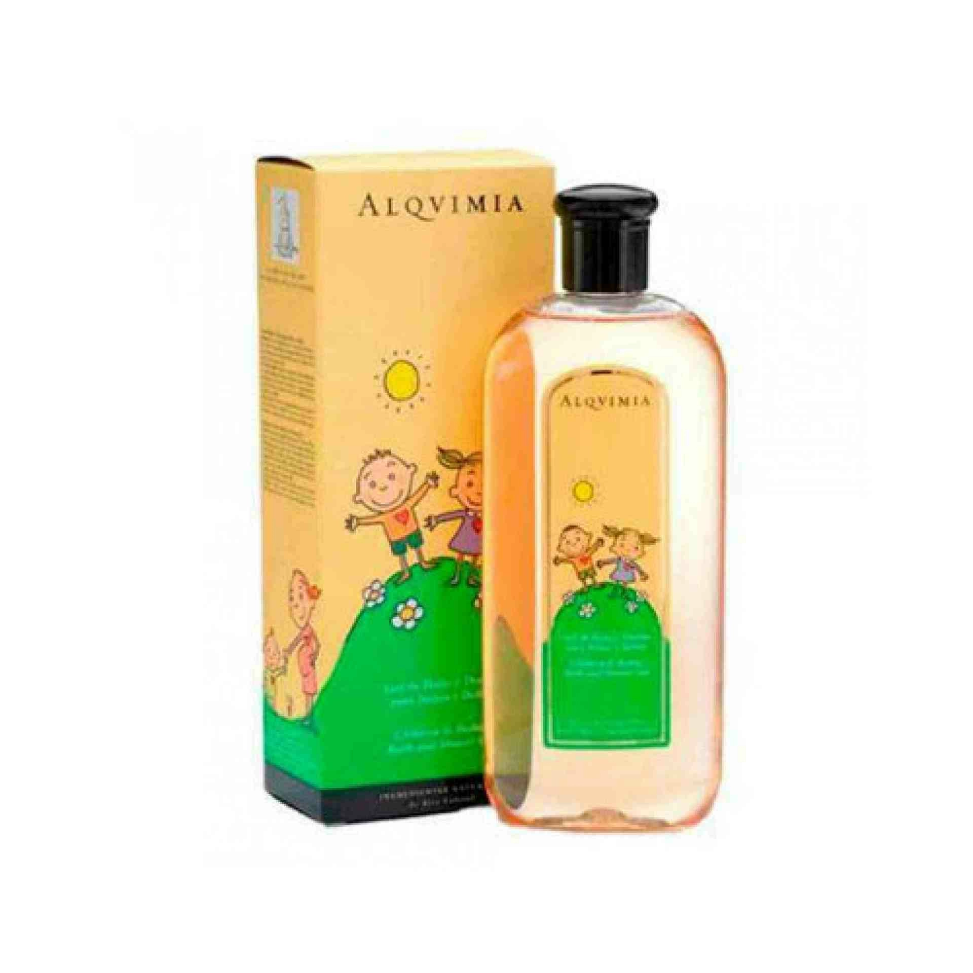 Gel de Baño y Ducha para Niños y Bebés I Cuidado infantil 400ml - Alqvimia ®