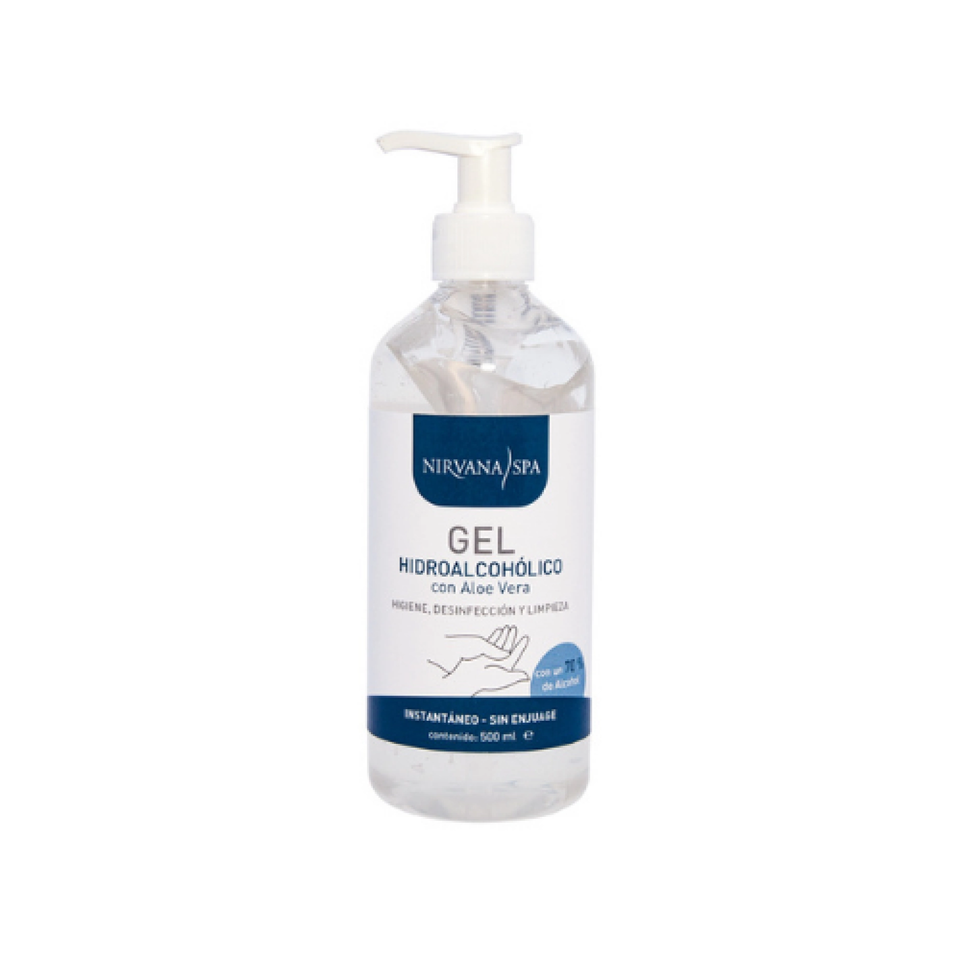 Gel Hidroalcohólico 500ml - Nirvana Spa ®