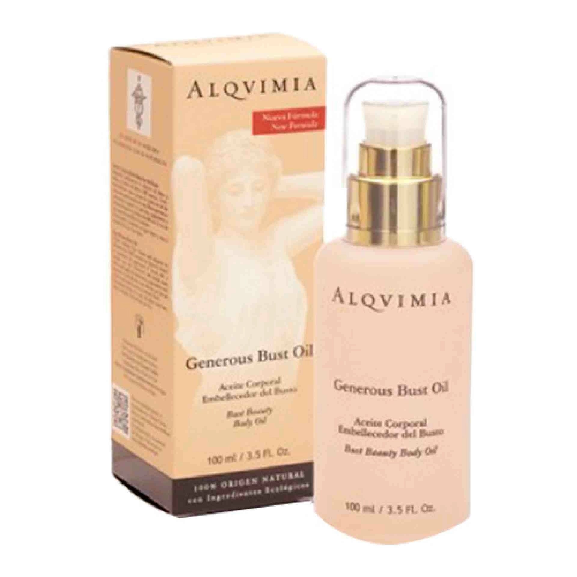 Generous Bust Oil I Aceite corporal embellecedor del busto 100ml - Alqvimia ®