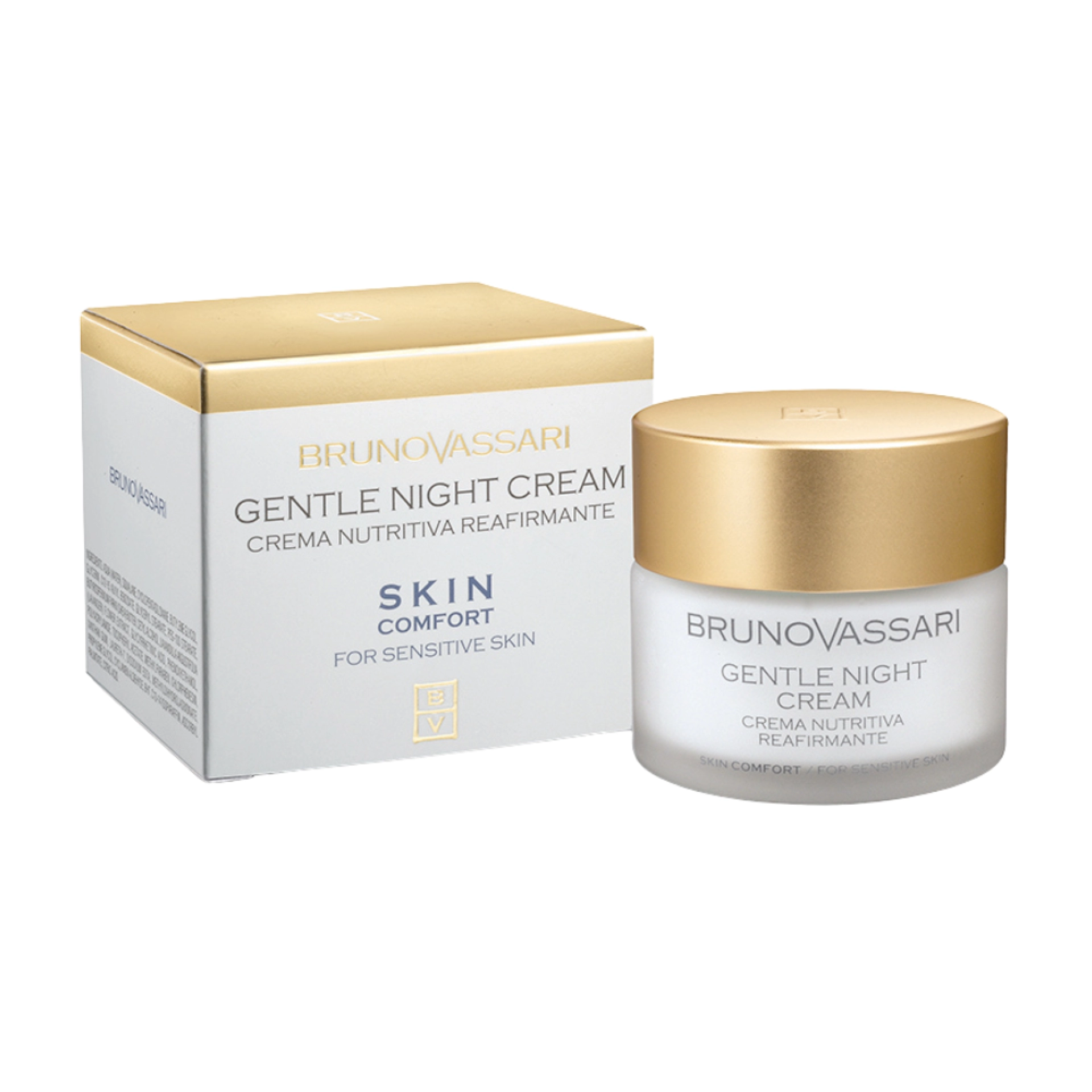 Gentle Night Cream | Crema reafirmante 50ml - Skin Comfort - Bruno Vassari ®
