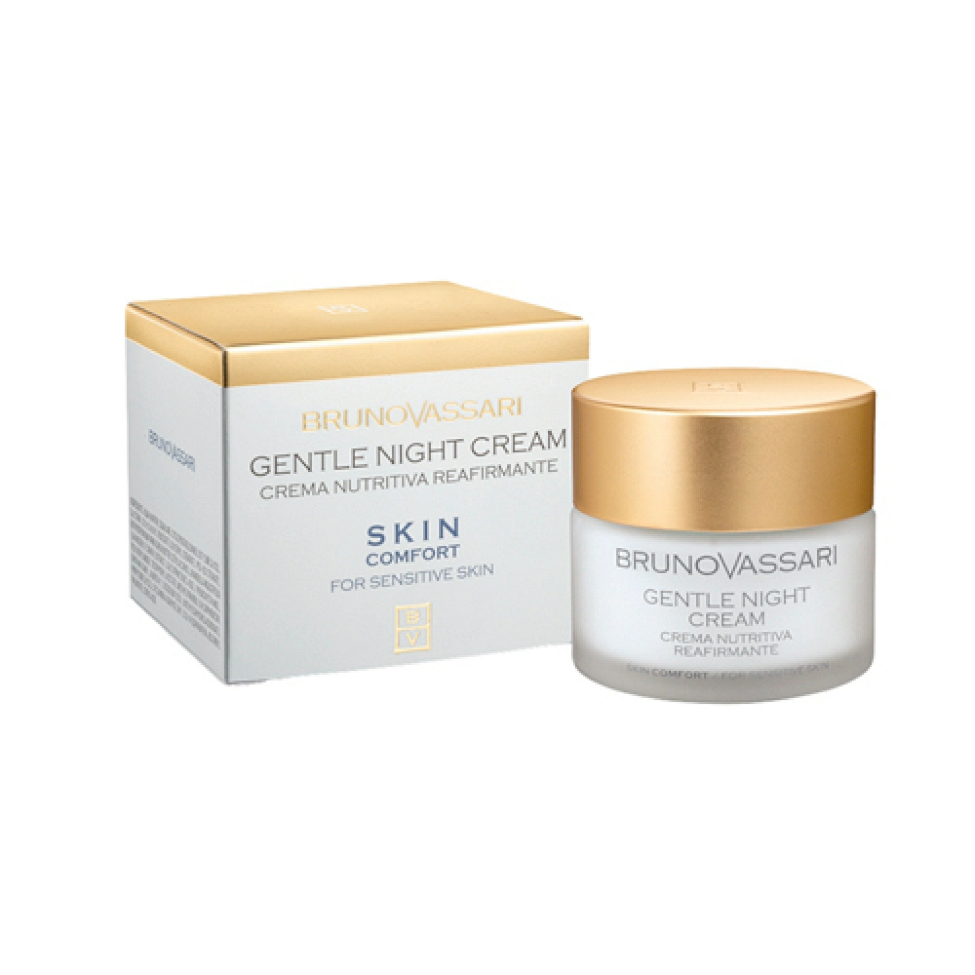 Gentle Night Cream | Crema reafirmante 50ml - Skin Comfort - Bruno Vassari ®
