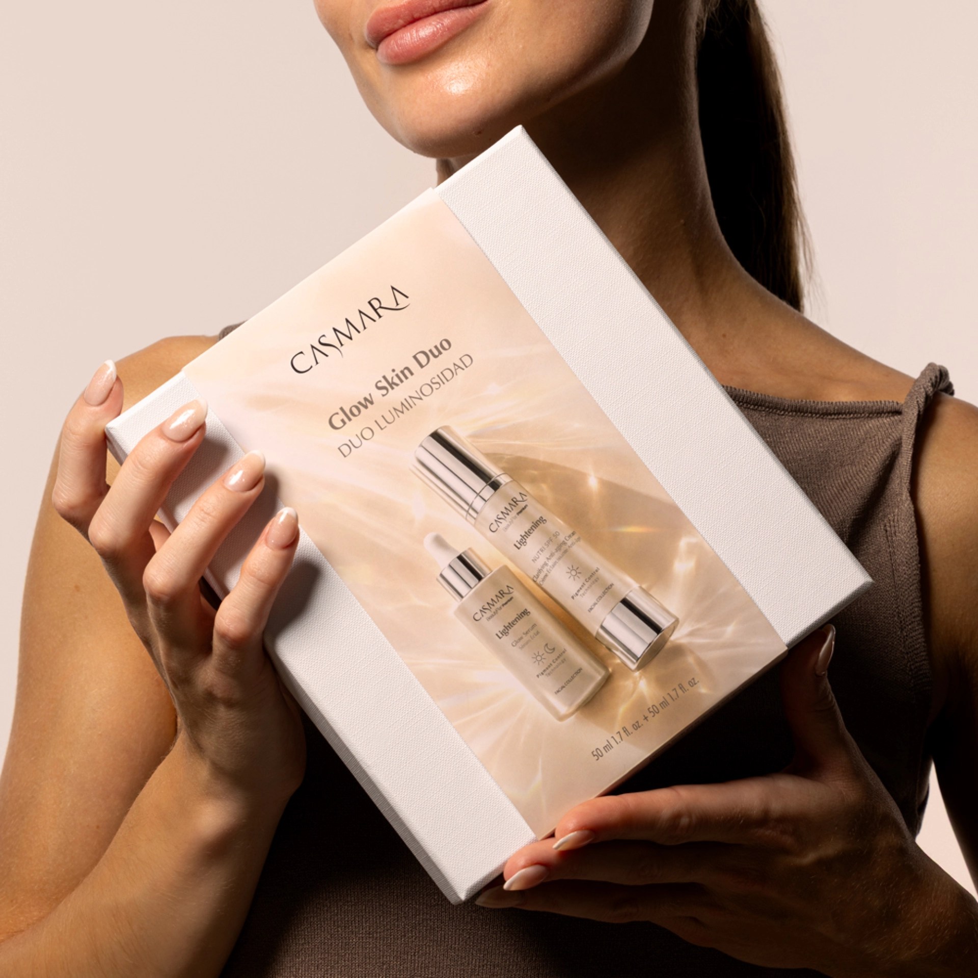 Glow Skin Duo | Glow Serum 50ml + Clarifying Anti-aging Cream 50ml - Lightening - Casmara®