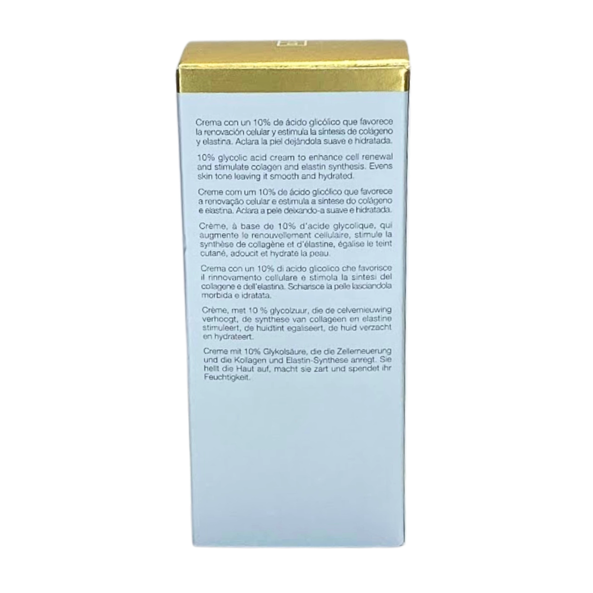 Glycolic Cream 10 | Crema antiarrugas 50ml - AHA - Bruno Vassari ®