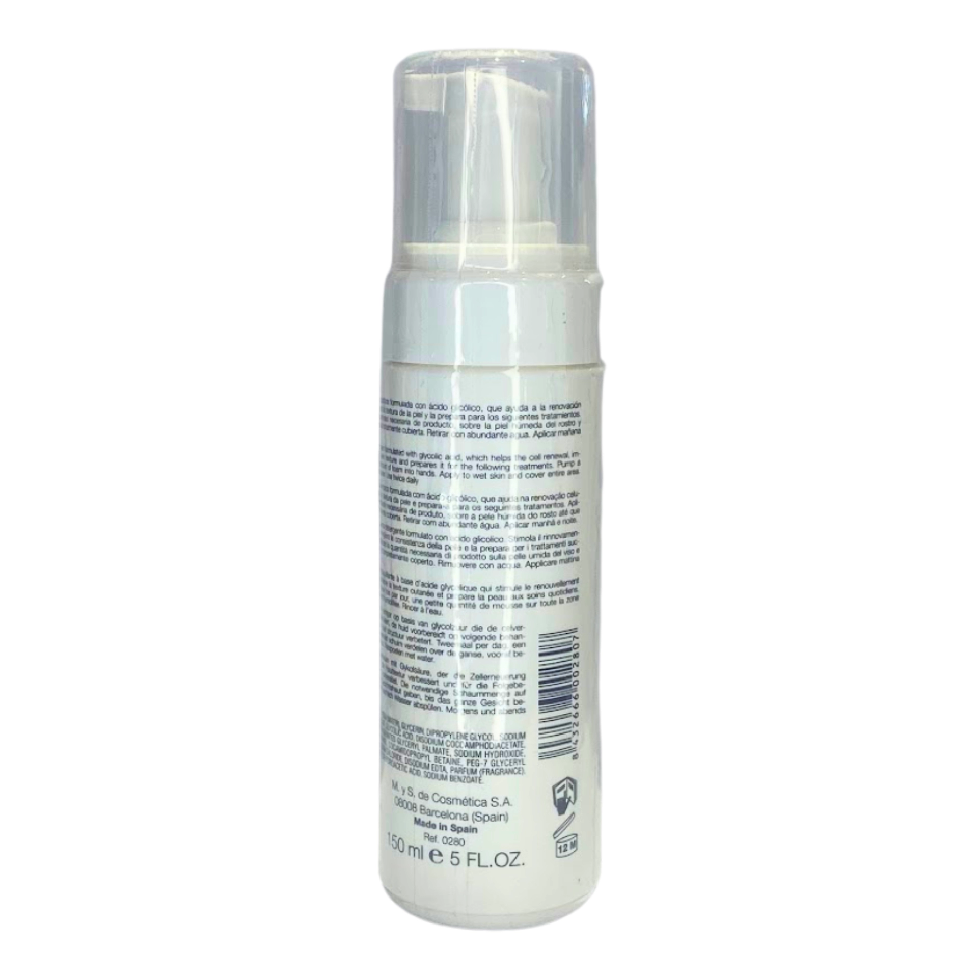 Glycolic Washing Foam | Espuma limpiadora 150ml - Glyco System - Bruno Vassari ®