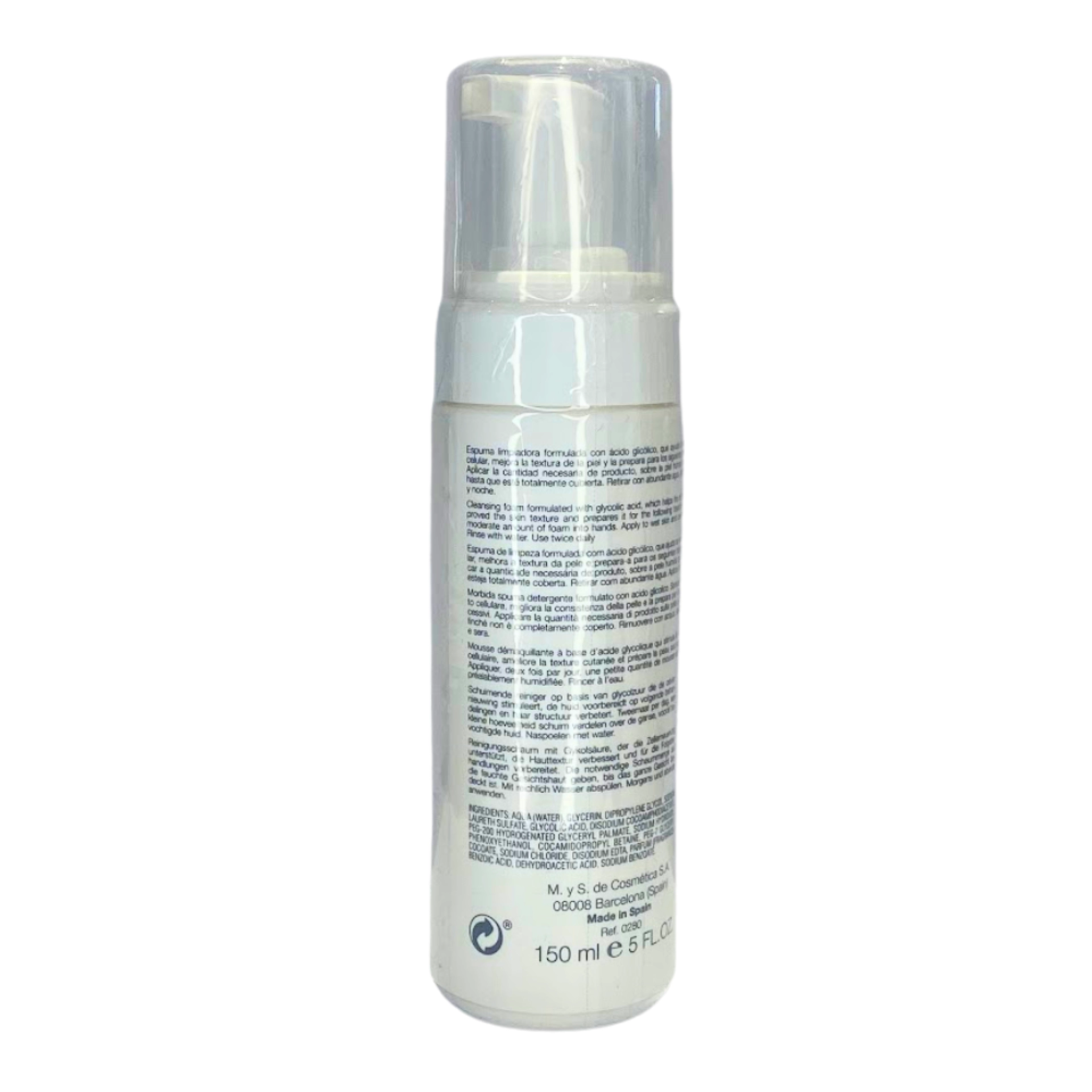 Glycolic Washing Foam | Espuma limpiadora 150ml - Glyco System - Bruno Vassari ®