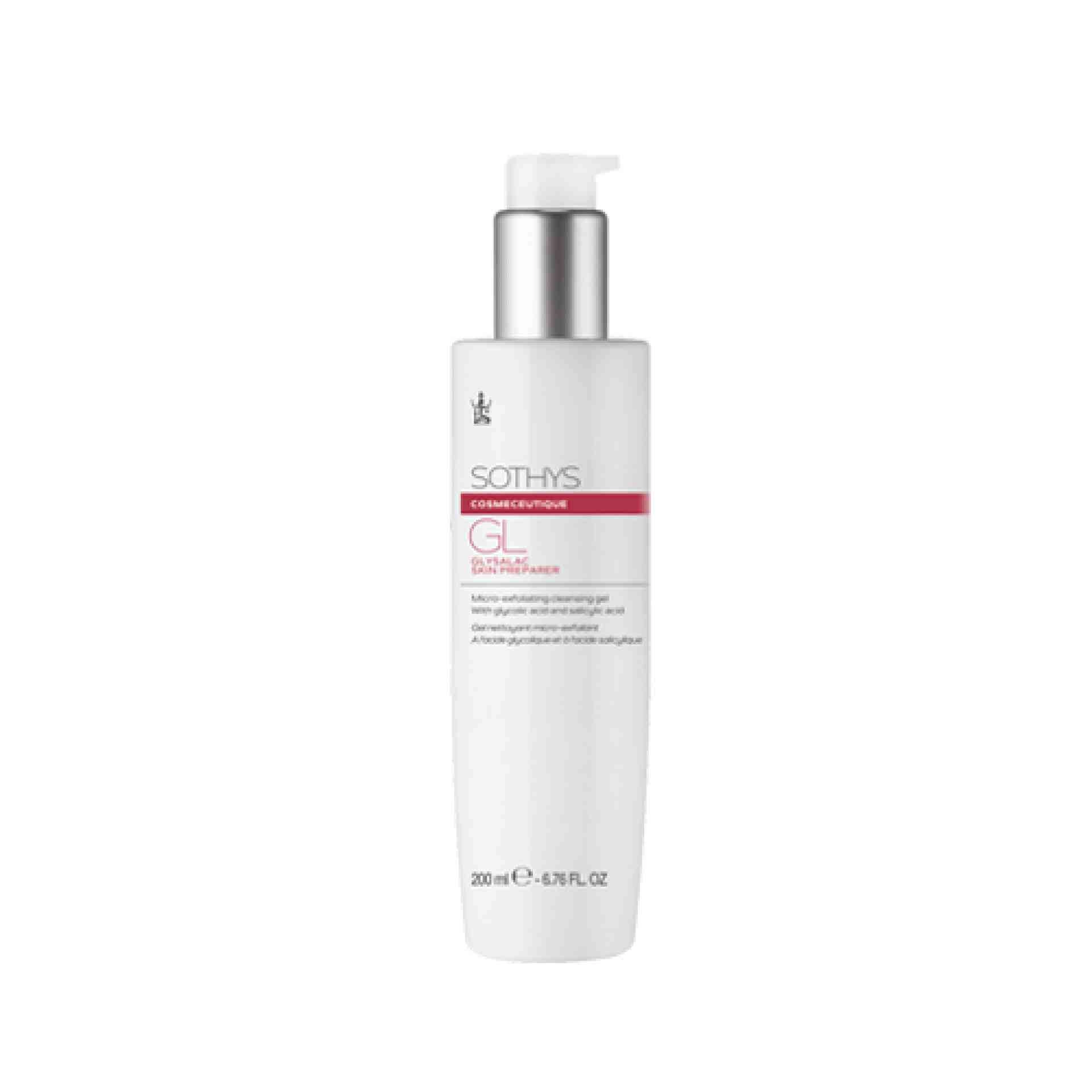 Glysalac Skin Preparer | Limpiador con Ácido Glicólico 200ml - Cosmecéutica - Sothys ®