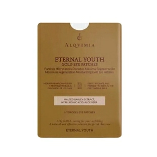 Gold Eye Patches | Parches de hidrogel para el contorno de ojos 1 unidad - Eternal Youth - Alqvimia ®
