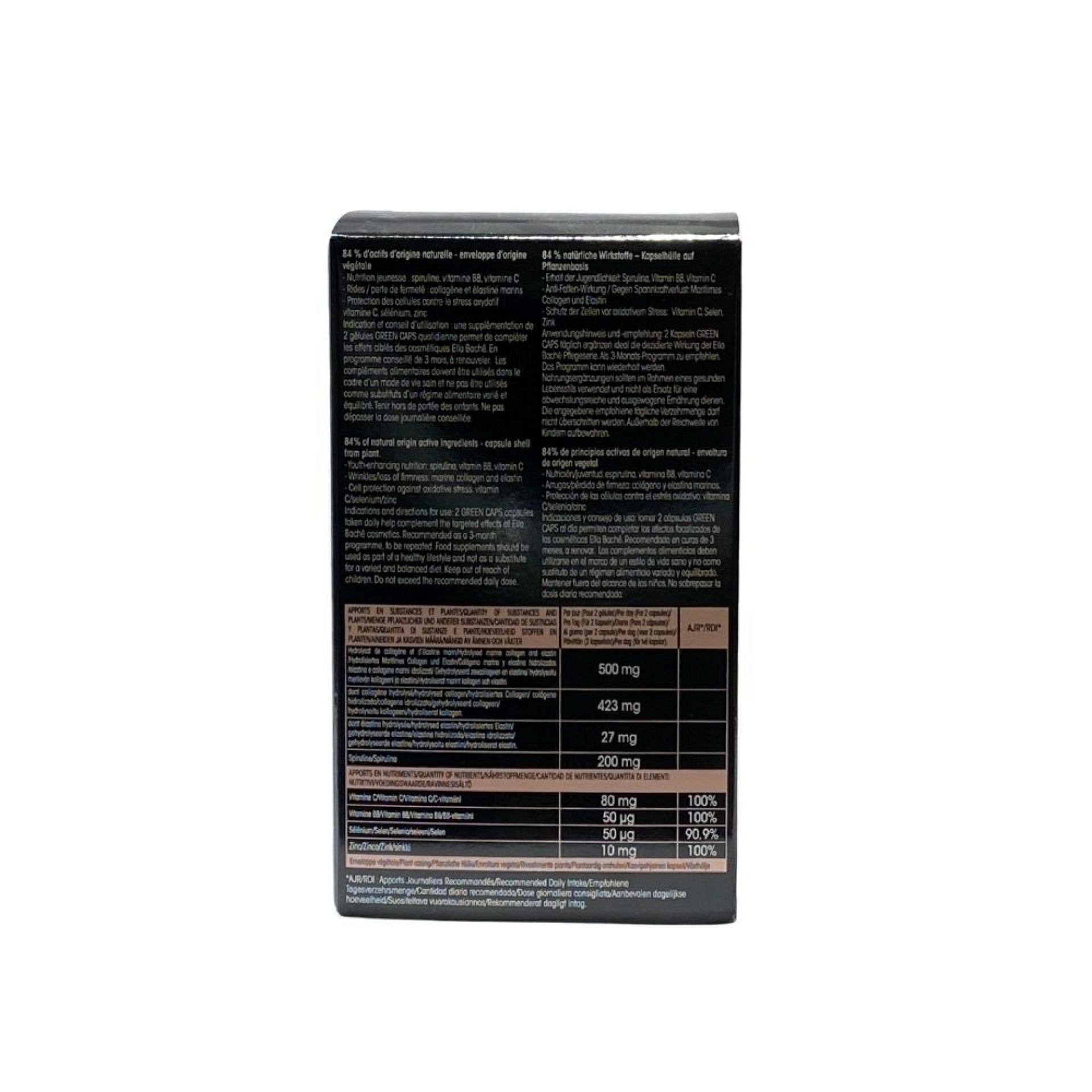 Green Caps | Cápsulas antiedad reafirmantes 60ud - Nutricosméticos - Ella Baché ®