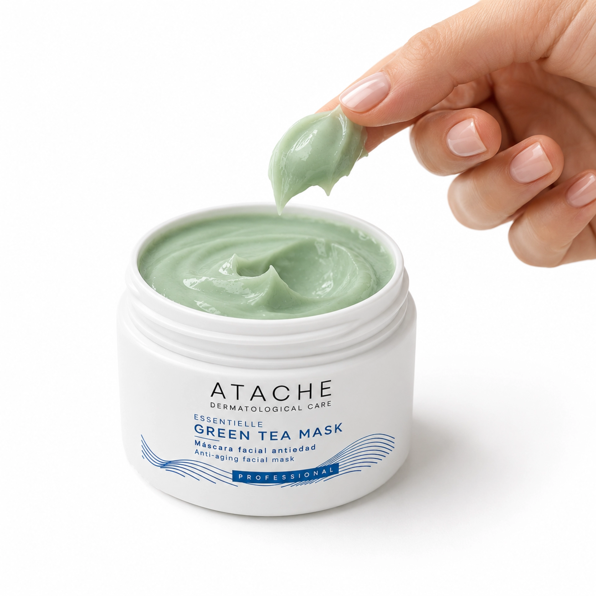 Green Tea Mask | Mascarilla Facial Antiedad  - Essentielle - Atache ®