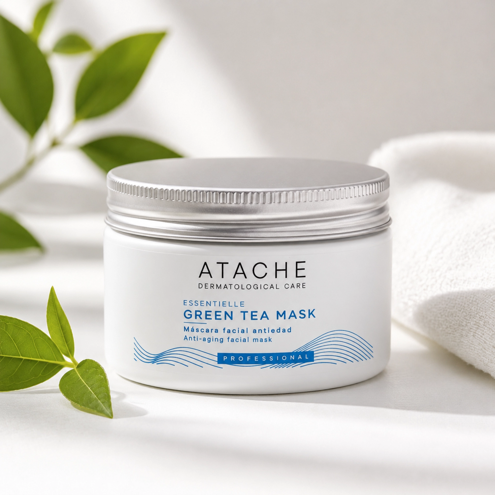 Green Tea Mask | Mascarilla Facial Antiedad  - Essentielle - Atache ®