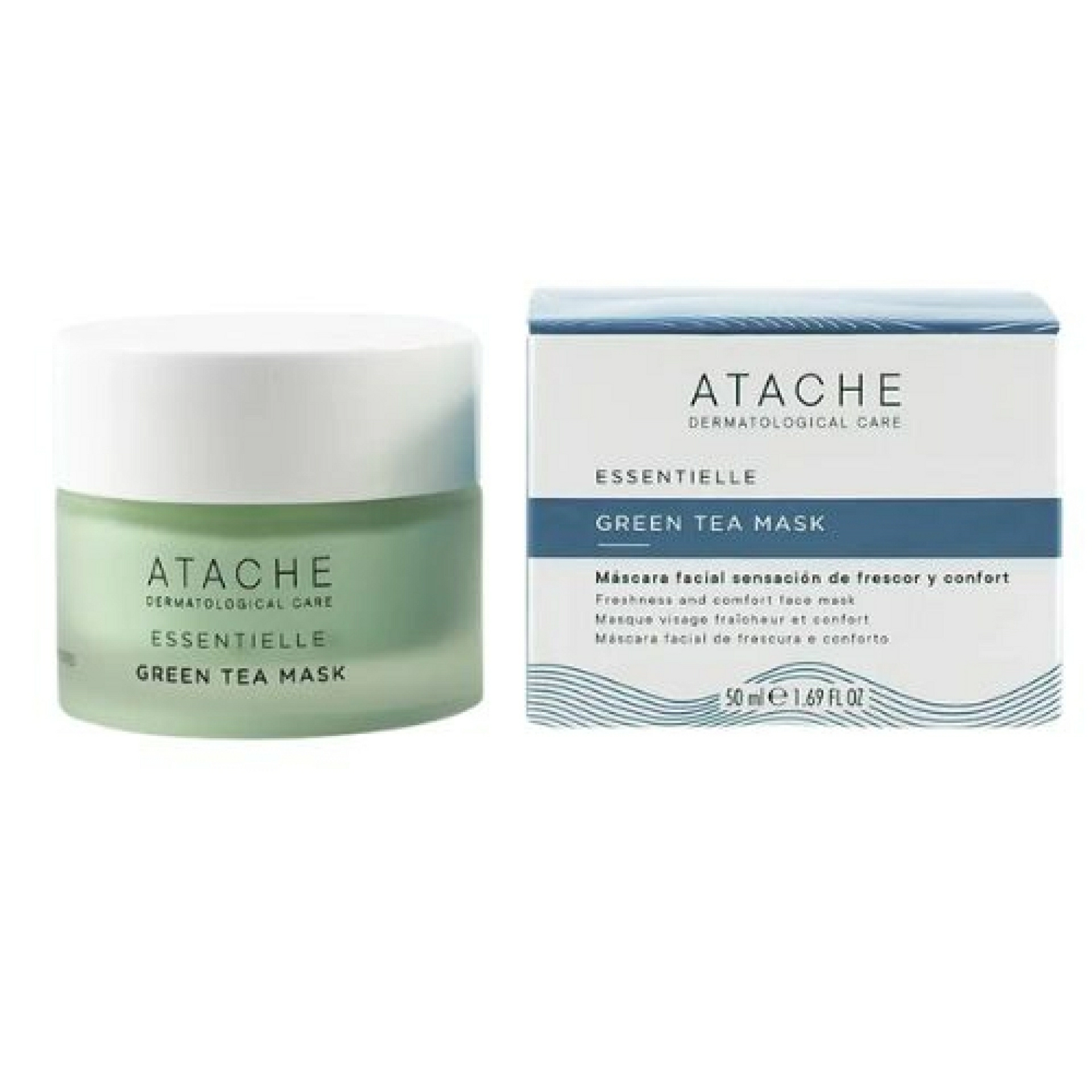 Green Tea Mask | Mascarilla Facial Antiedad  - Essentielle - Atache ®