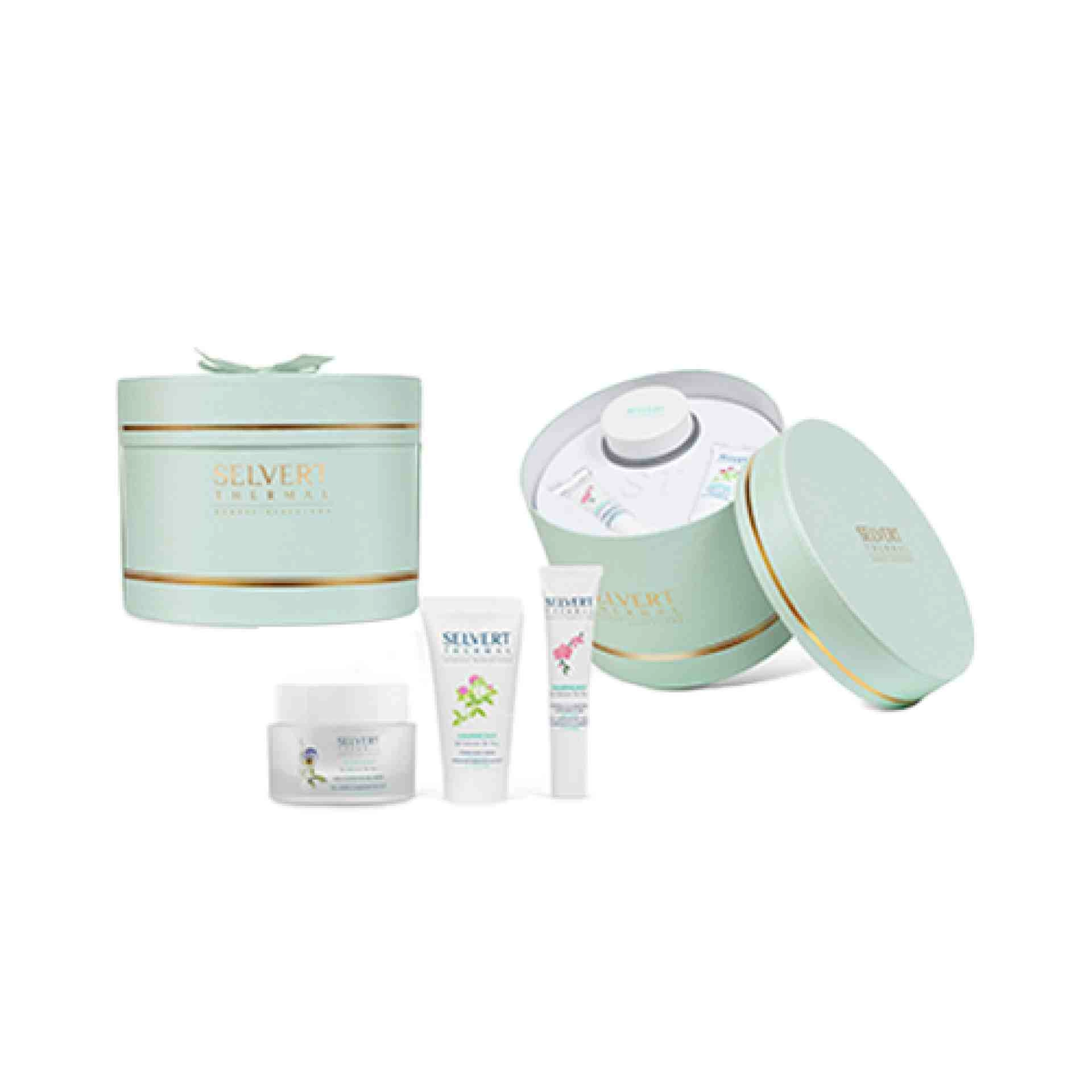 Harmony Coffret: Countour eye gel 15ml + Serum 30ml + Cream 50ml | Antiedad - Selvert Thermal ®