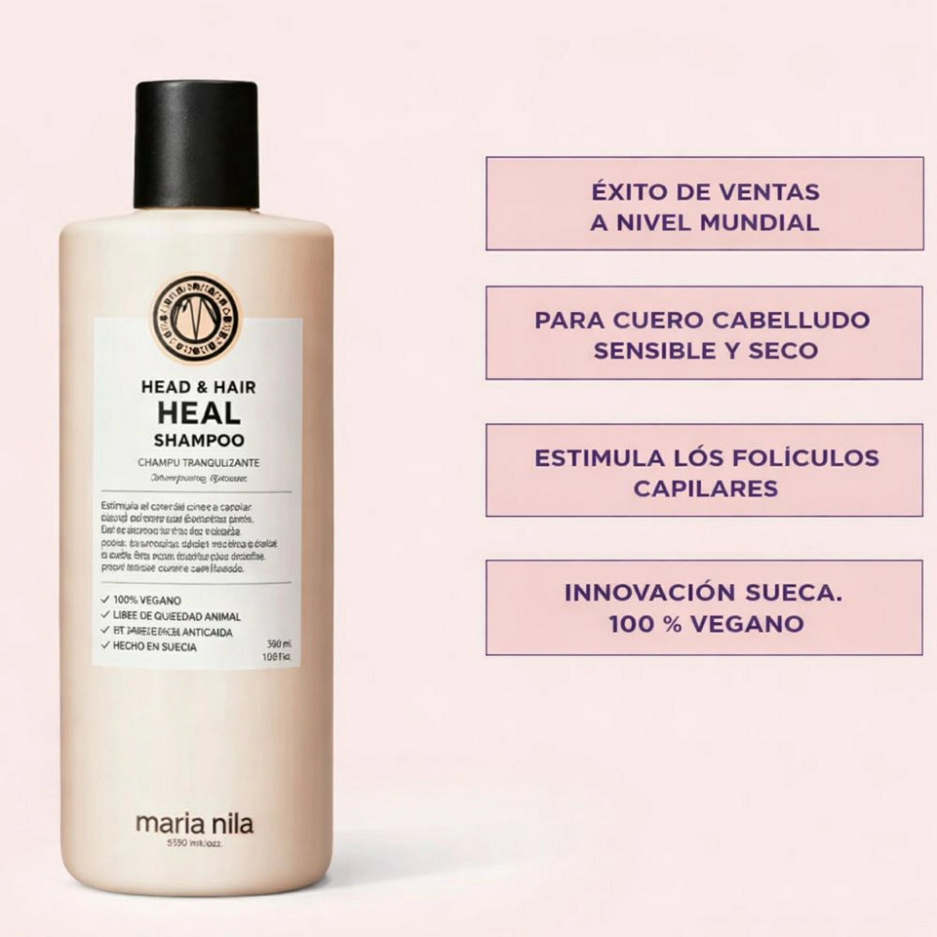 Heal Shampoo | Champú Calmante y anticaída - Head & Hair Heal - Maria Nila ®