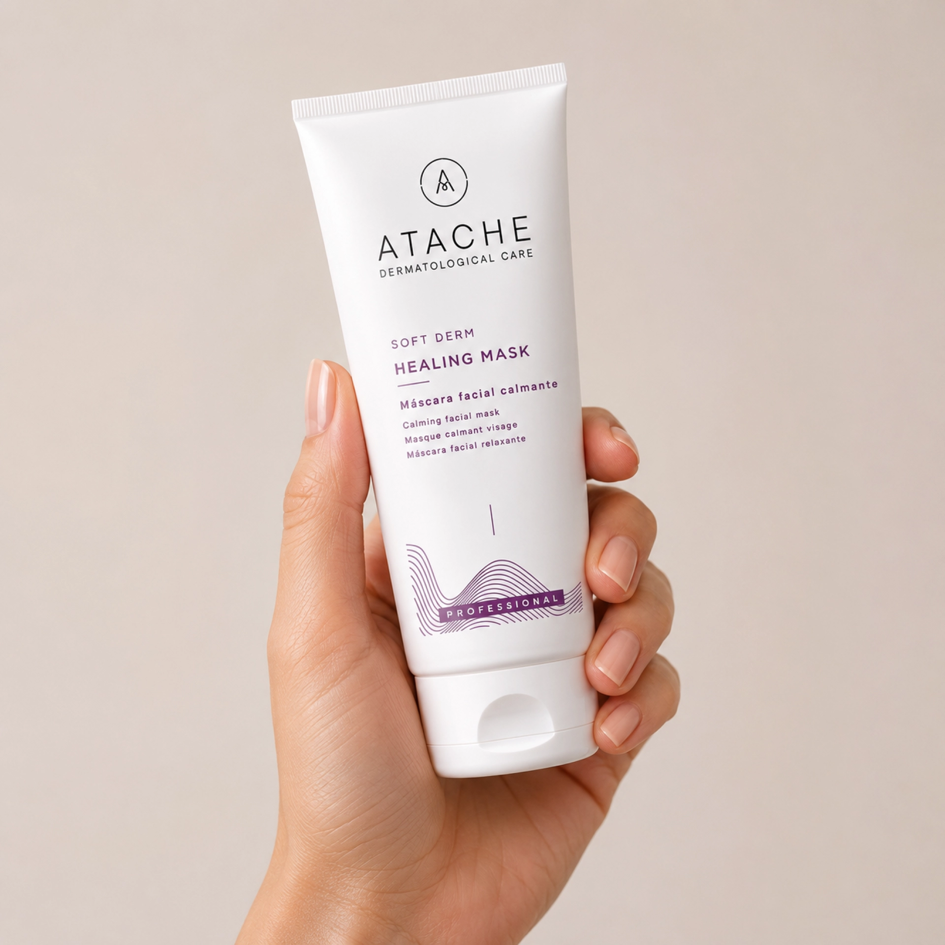 Healing Mask | Mascarilla facial para piel delicada - Soft Derm - Atache ®