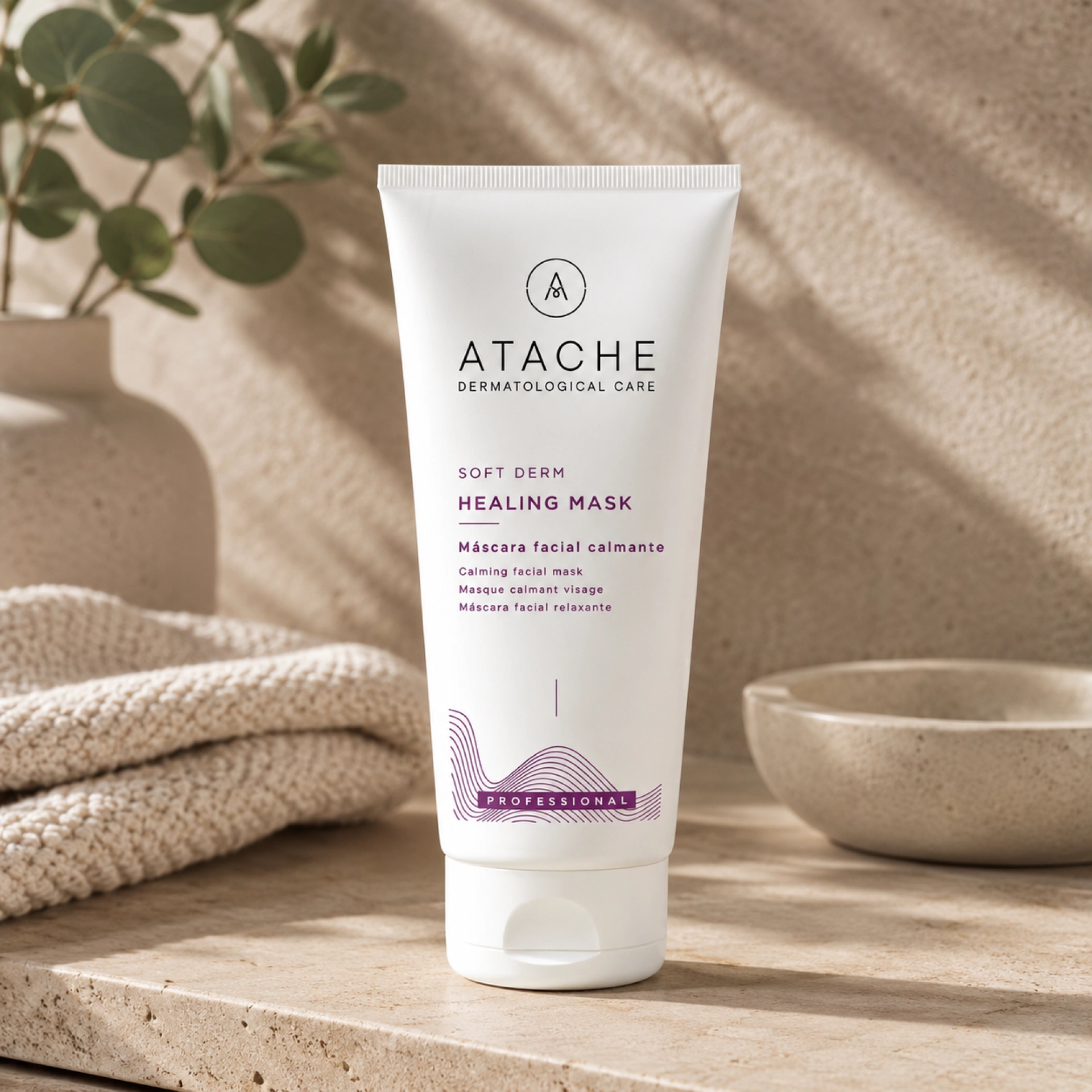 Healing Mask | Mascarilla facial para piel delicada - Soft Derm - Atache ®