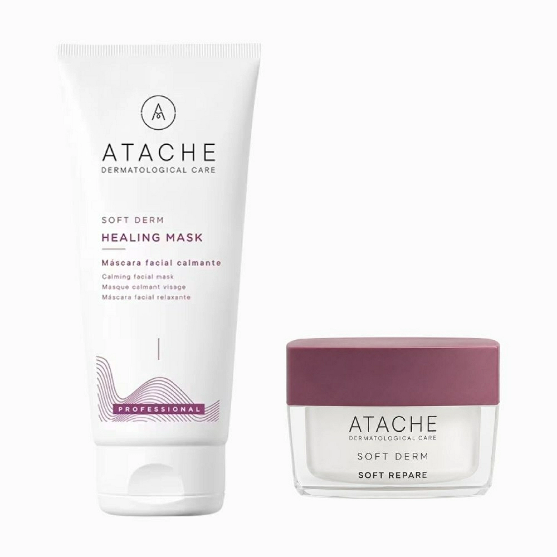Healing Mask | Mascarilla facial para piel delicada - Soft Derm - Atache ®