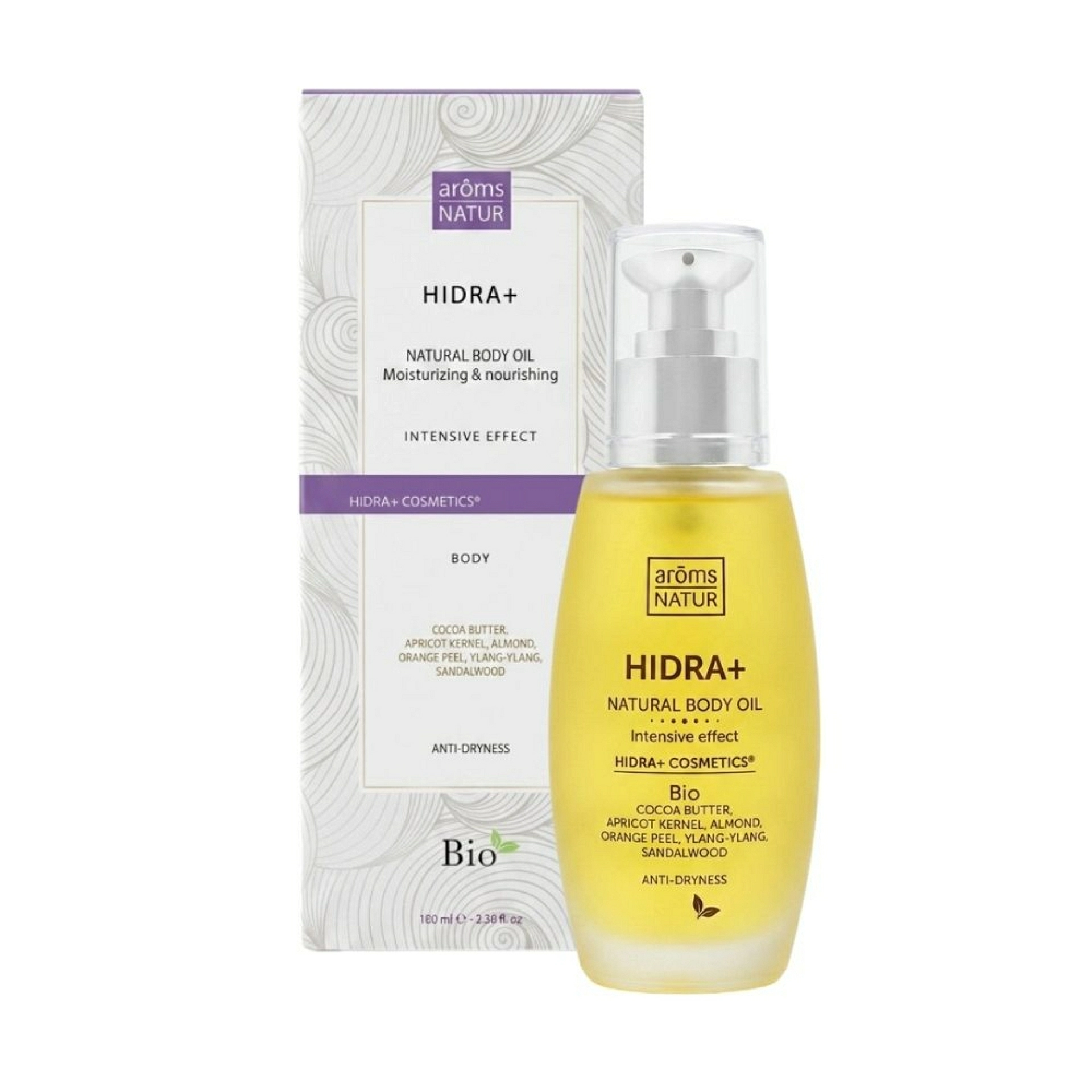 Hidra+ | Aceite corporal hidratante 100ml - Naturfluid Concentrate - Arôms Natur ®