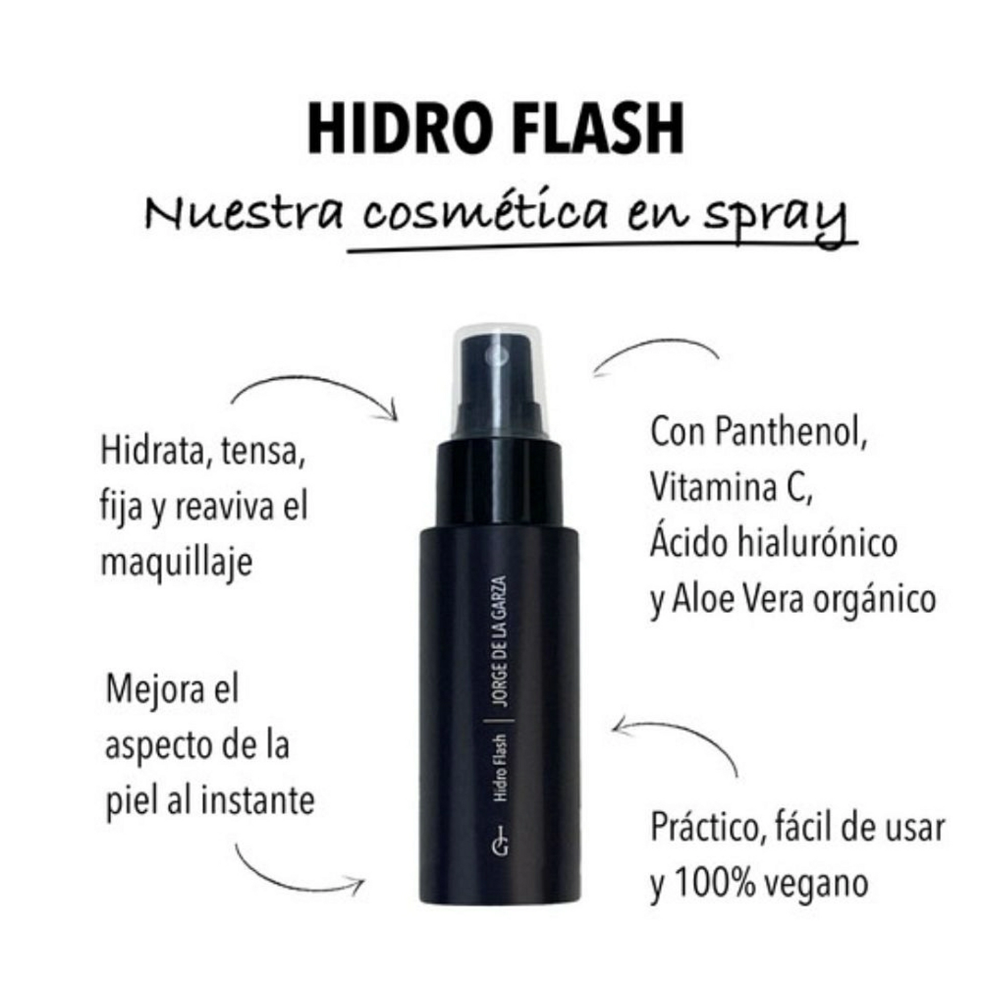 Hidro Flash | Bruma hidratante 100ml - Jorge de la Garza ®