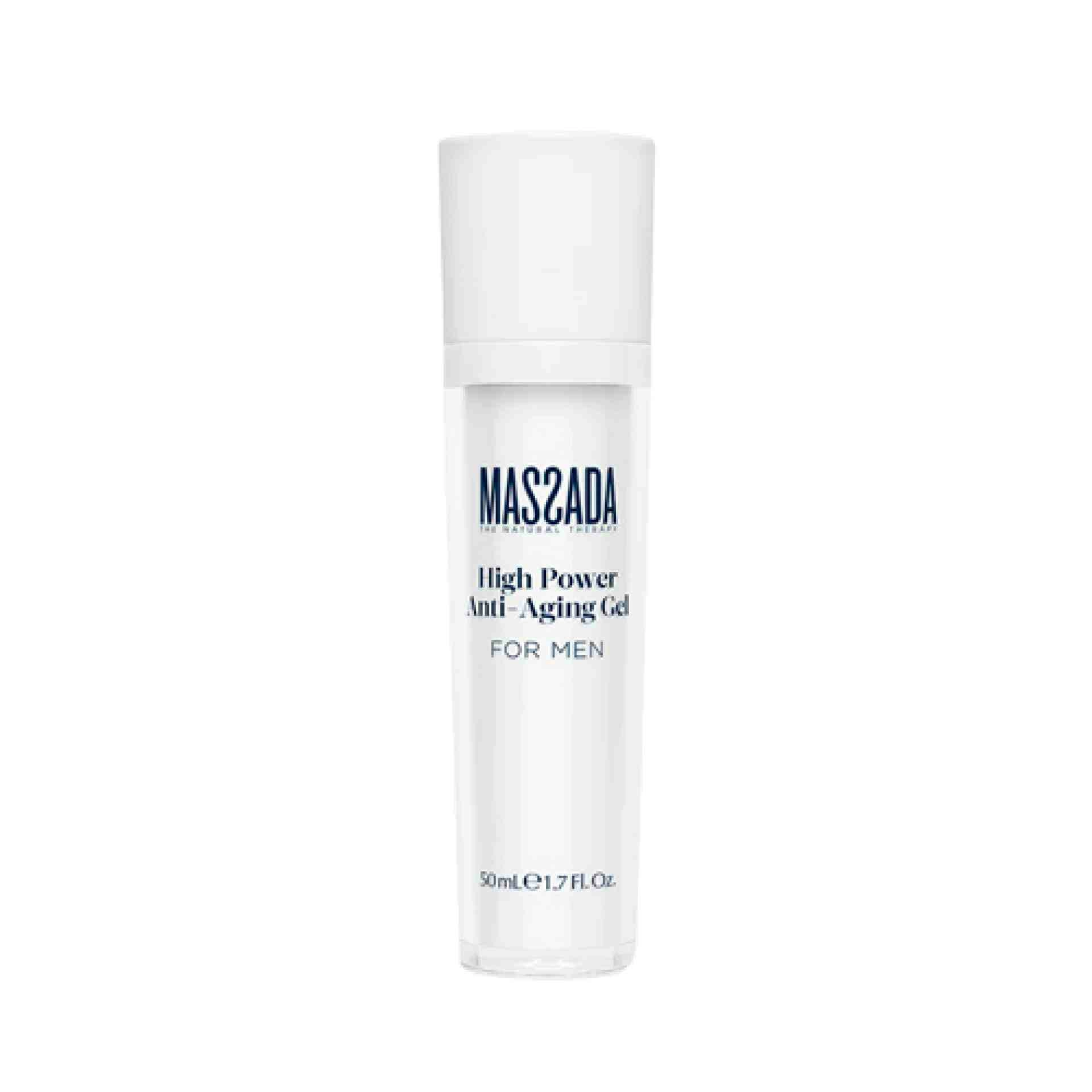 High Power Anti-Aging Gel | Gel antiarrugas para hombre 50ml - Massada Men - Massada ®