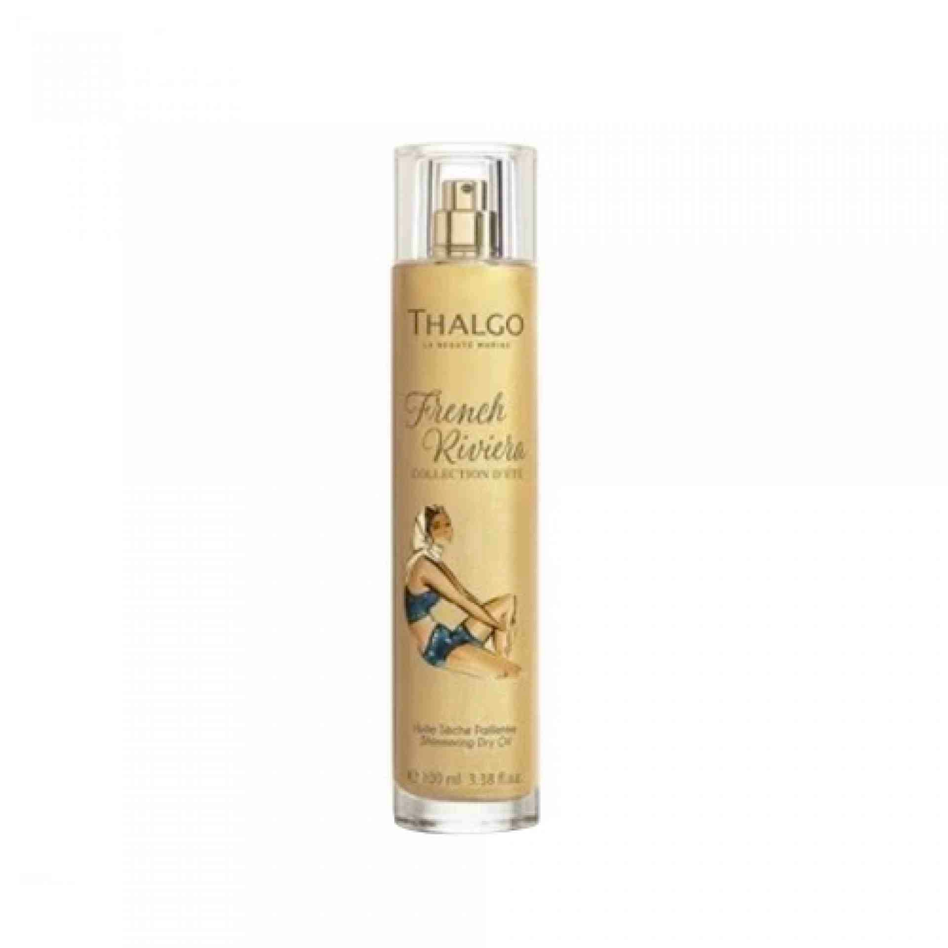 Huile Sèche Pailletée Shimmereing Dry Oil | Aceite seco - 100 ml - French Riviera - Thalgo ®
