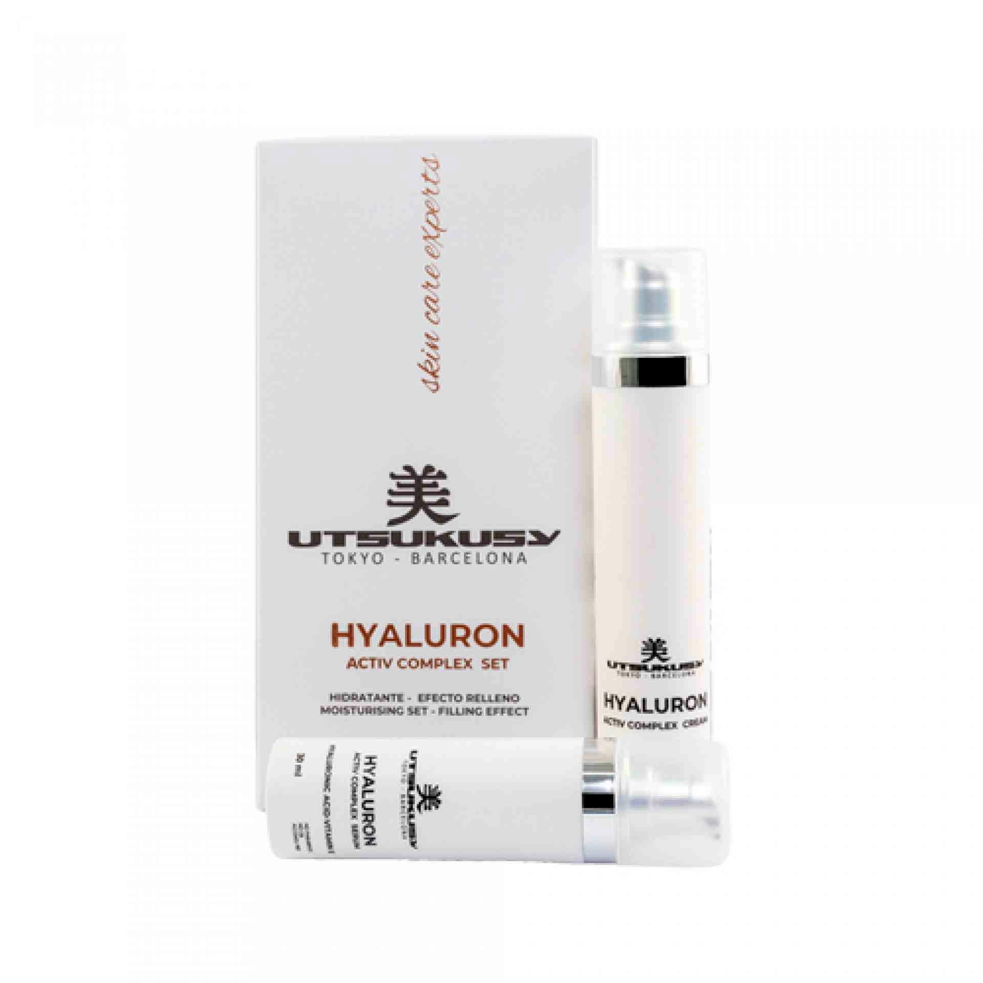 Hyaluron Activ Complex Set | Serum + Crema Facial Hyaluron - Utsukusy ®