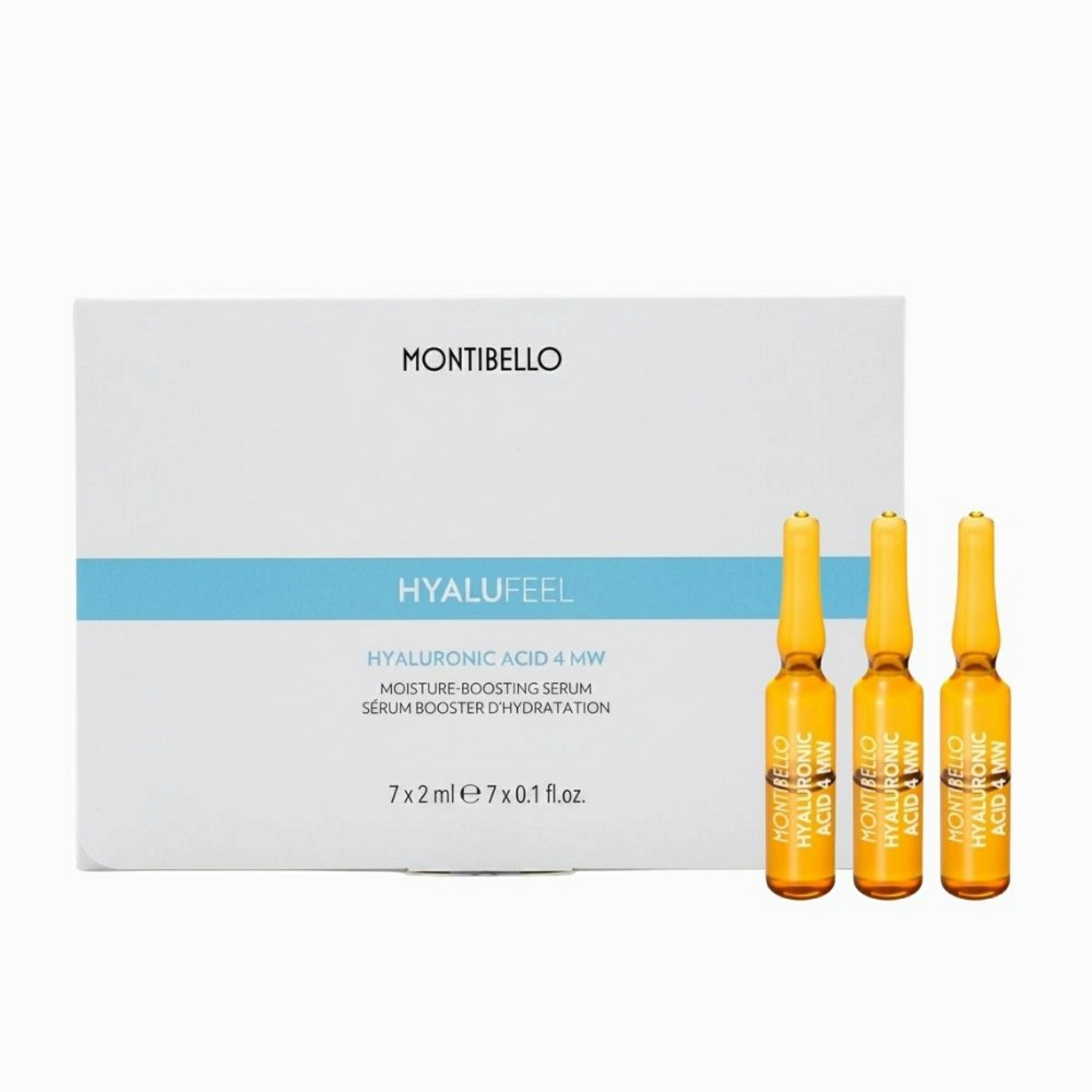 Hyaluronic Acid 4MW | Concentrado de Ácido Hialurónico 7x2 ml - Hyalu Feel - Montibello ®