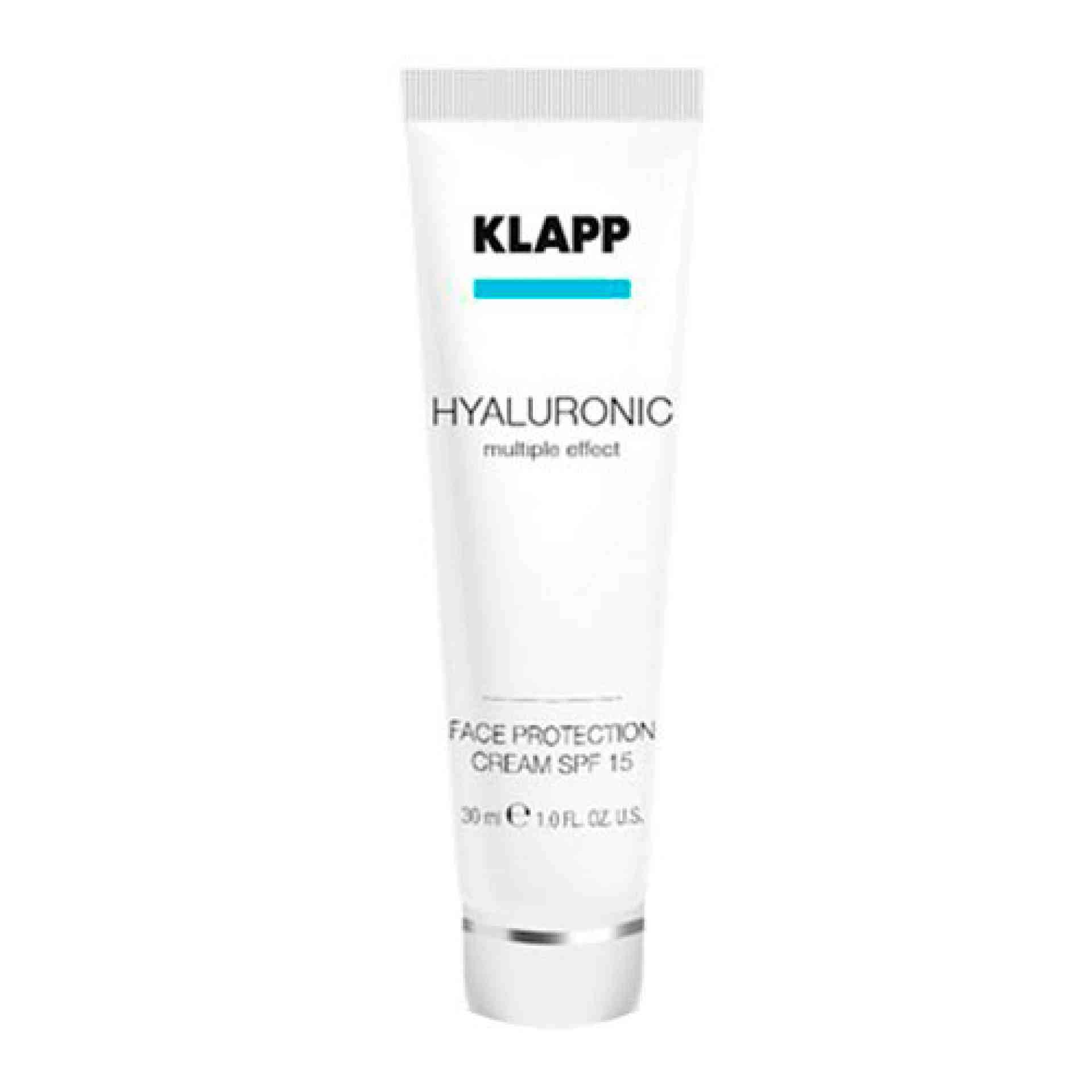 Hyaluronic Face Protection SPF15 | Crema Facial Protectora 30ml - Hyaluronic Multiple Effect - Klapp