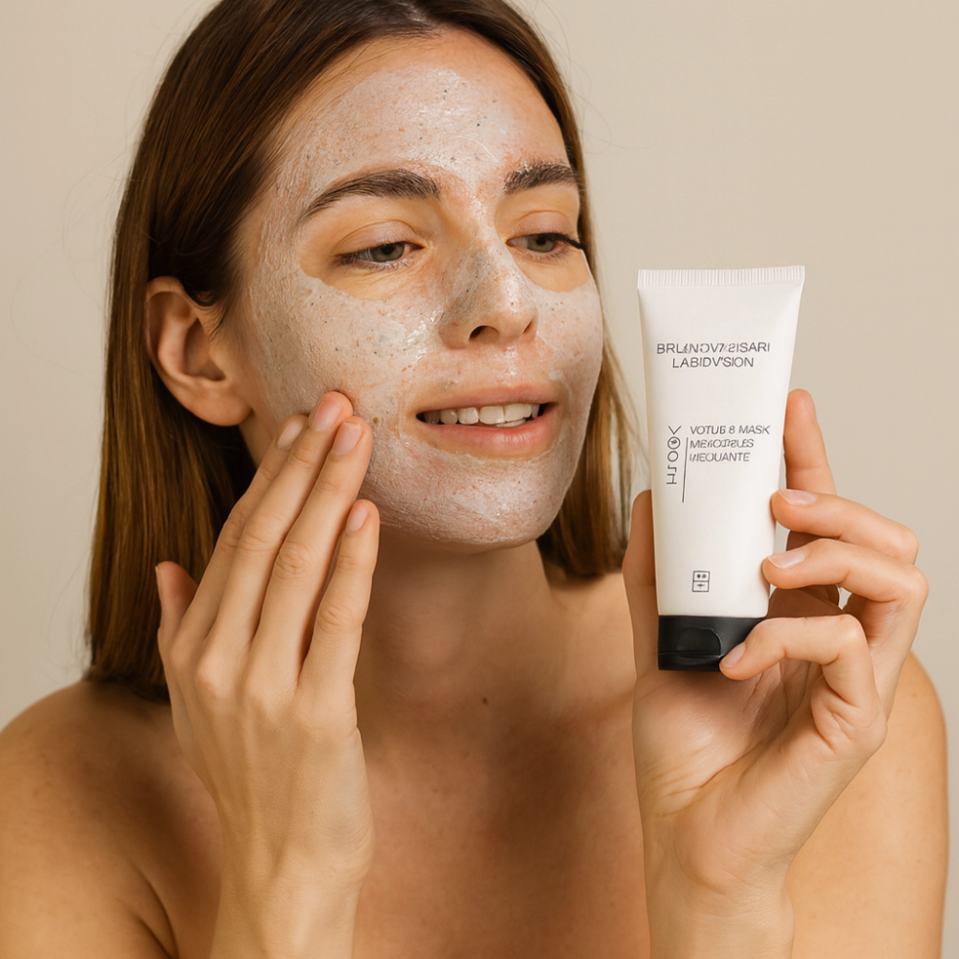 Hyaluronic Scrub & Mask | Mascarilla exfoliante 100ml - HA50X - Bruno Vassari ®