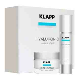 Hyaluronic Set Cream + Serum | Set Facial Día y Noche 2x50ml - Hyaluronic Multiple Effect - Klapp ®