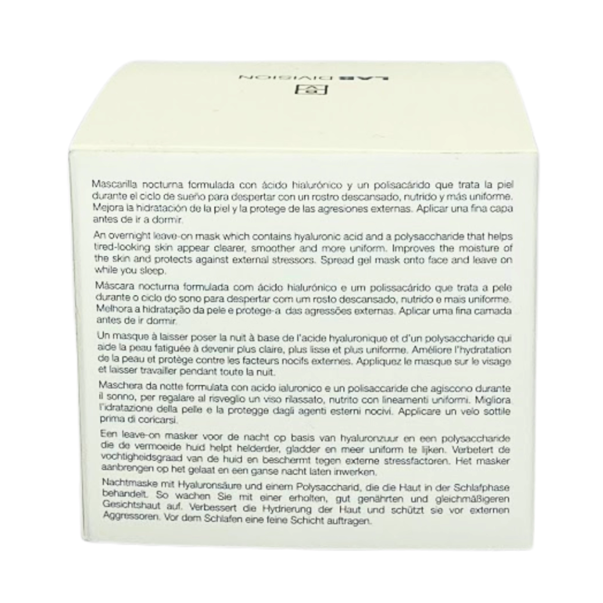 Hyaluronic Sleeping Mask | Mascarilla de noche 50ml - HA50X - Bruno Vassari ®