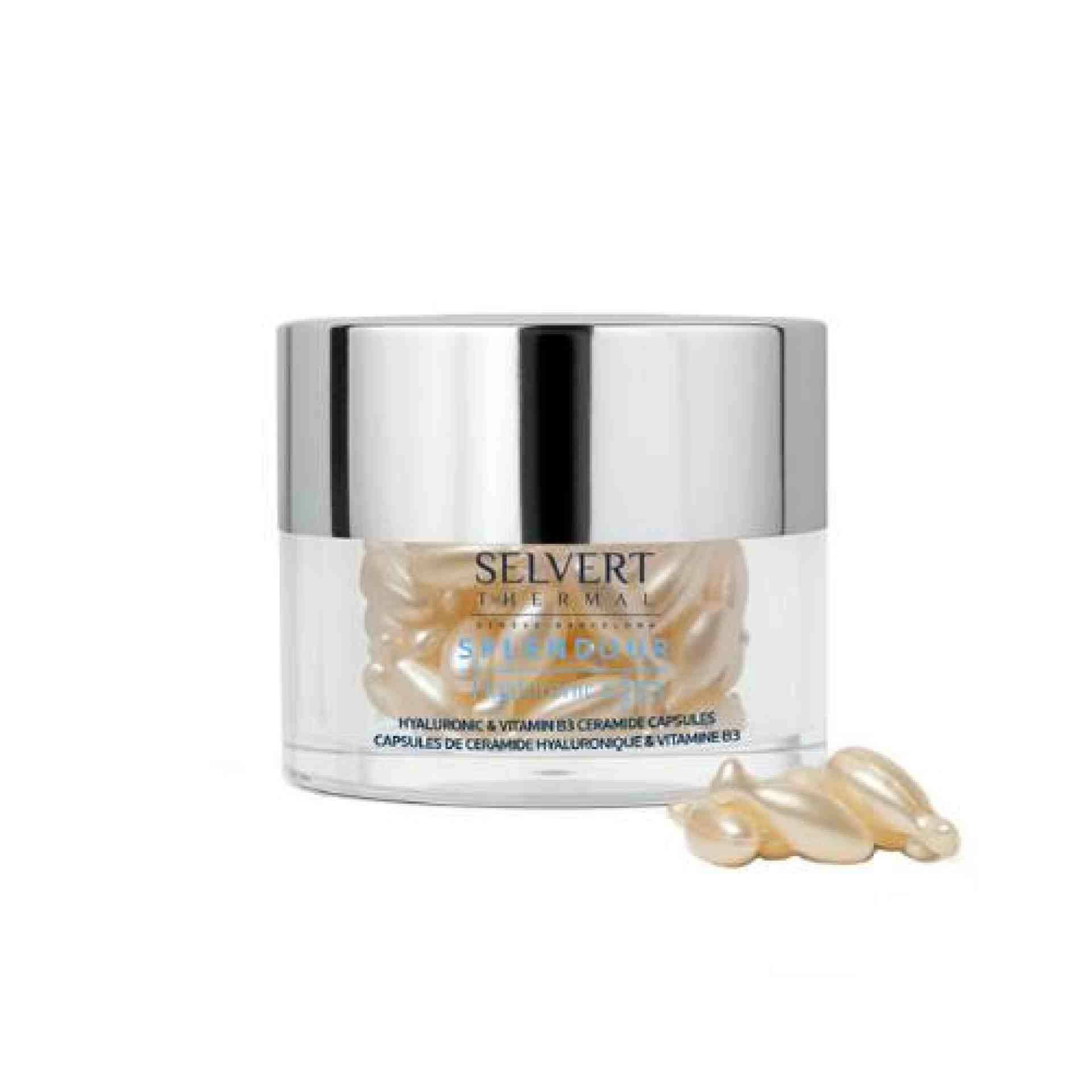 Hyaluronic & Vitamin B3 Ceramide Capsules | Cápsulas antiedad 60uds - Splendour - Selvert Thermal ®